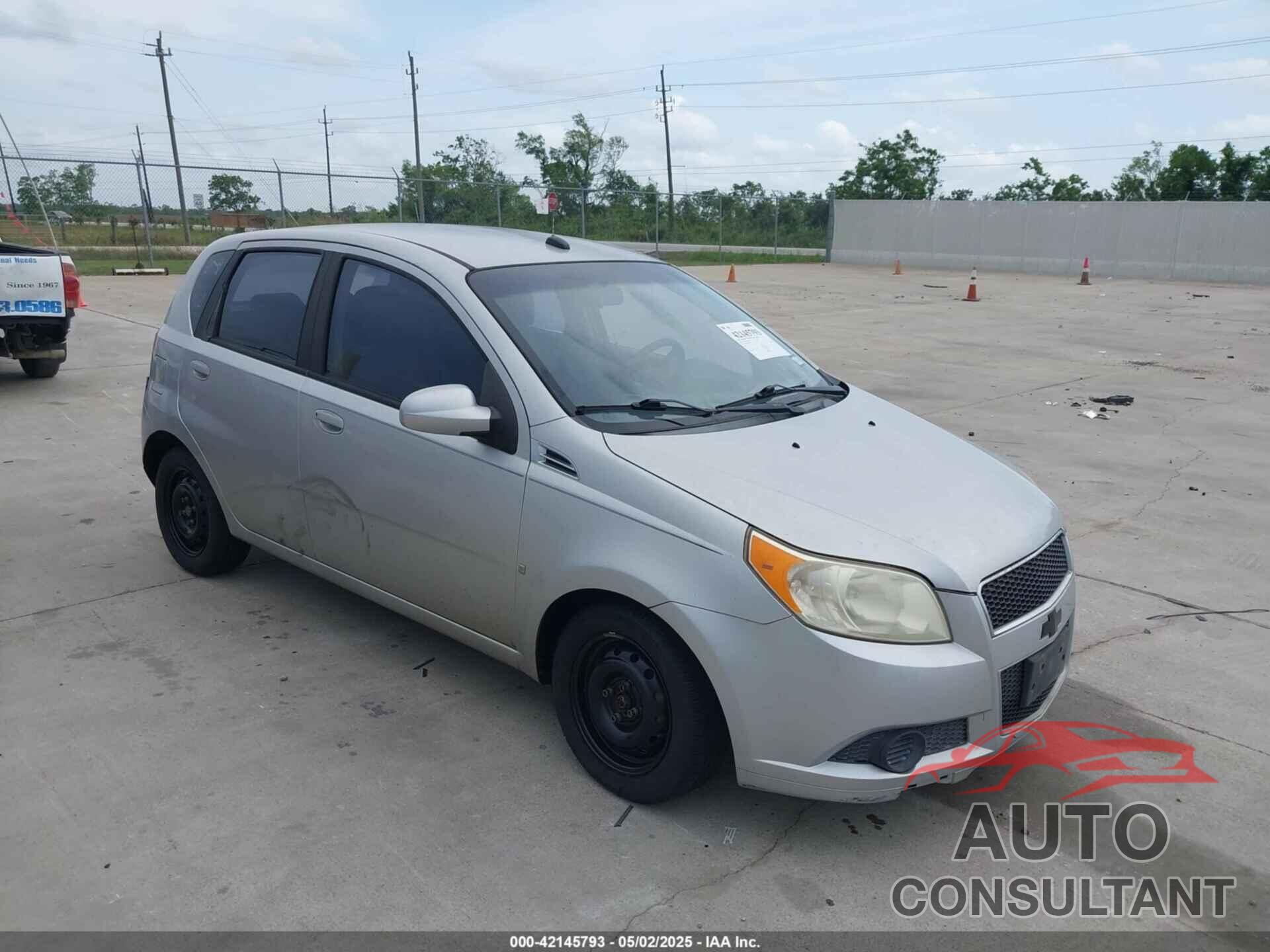 CHEVROLET AVEO 2009 - KL1TD66E89B305116