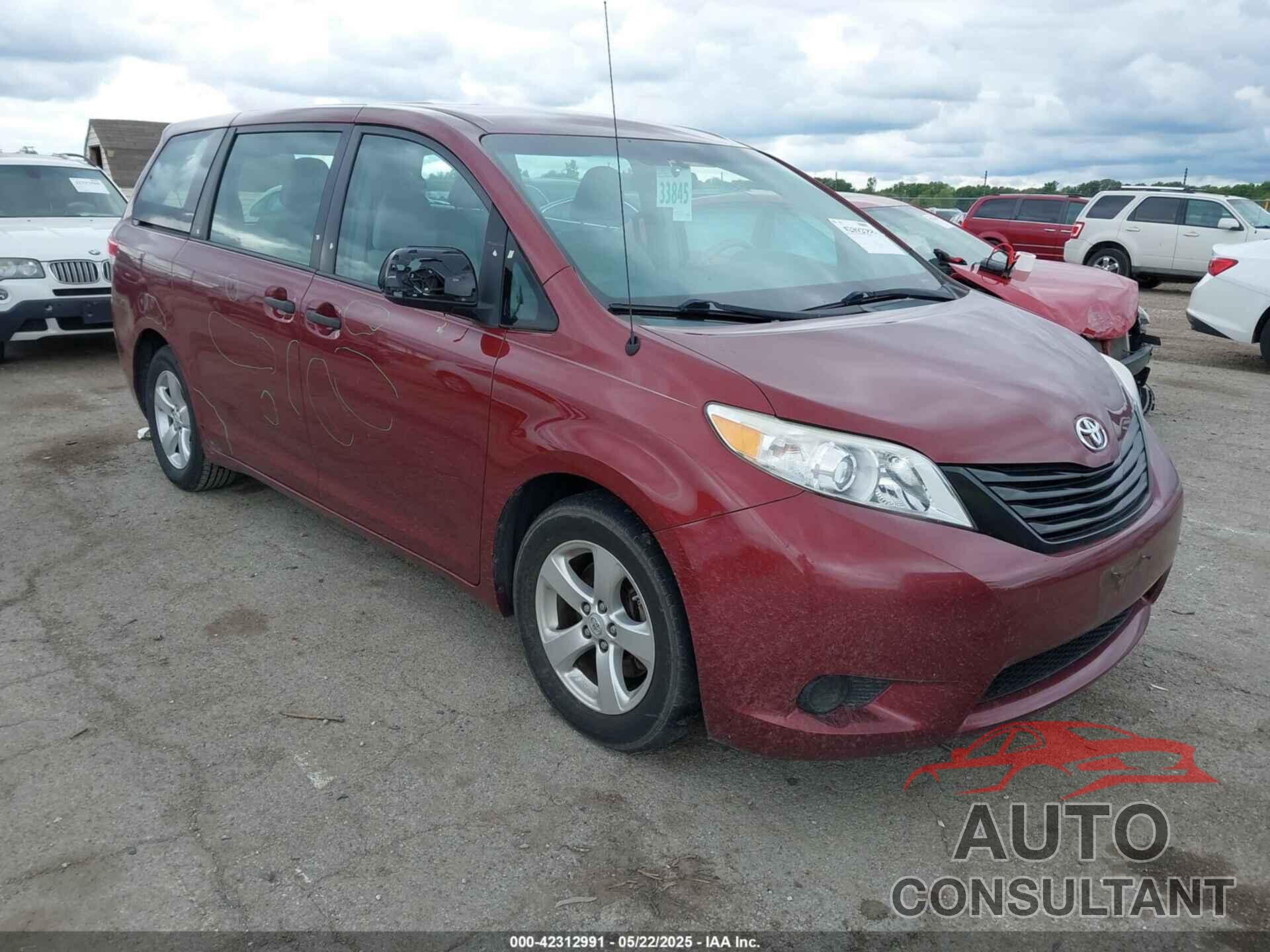 TOYOTA SIENNA 2014 - 5TDZK3DC6ES459755