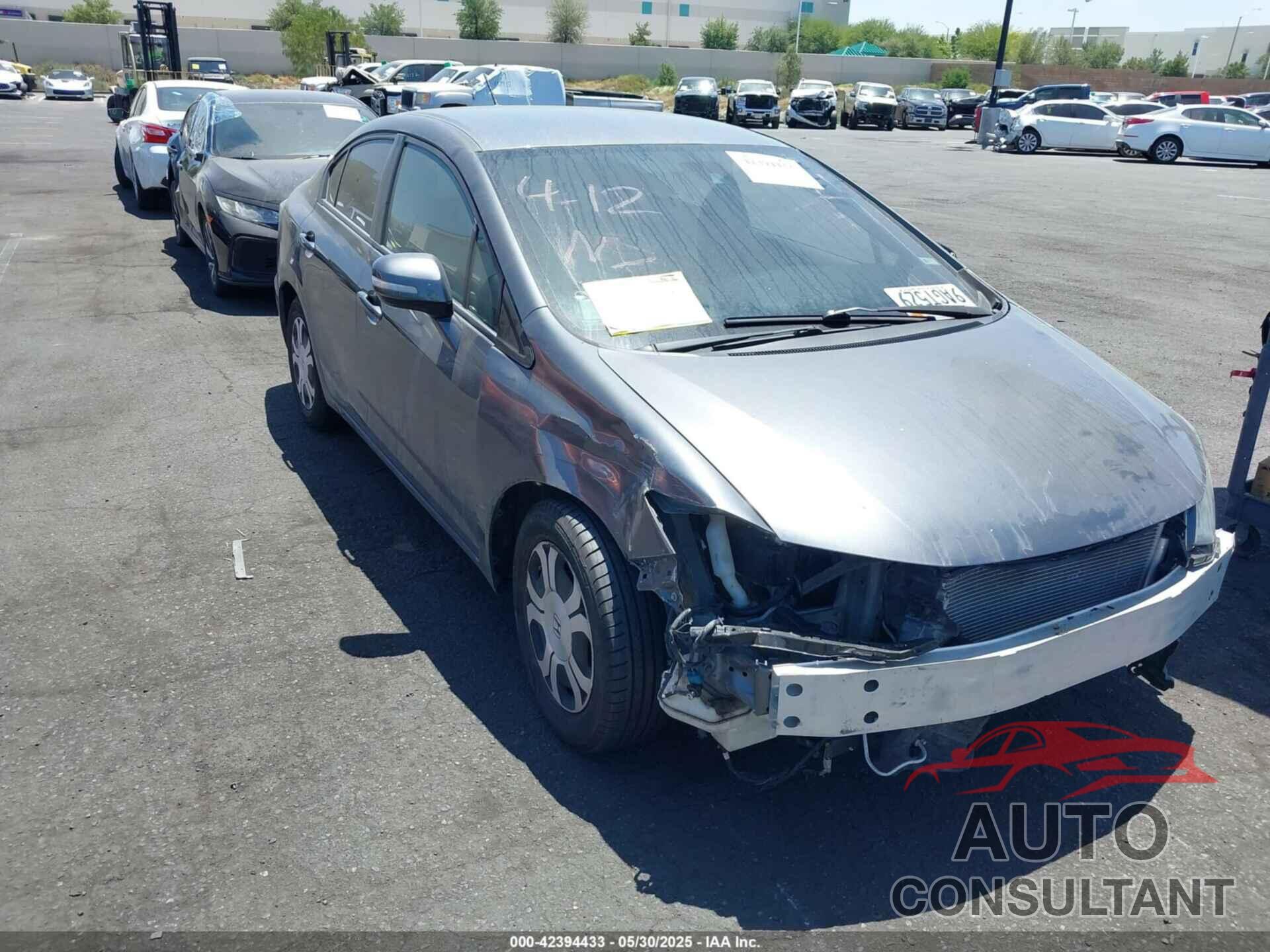 HONDA CIVIC HYBRID 2013 - 19XFB4F2XDE201115