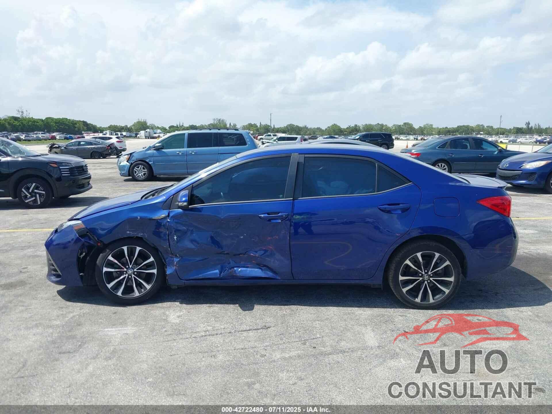 TOYOTA COROLLA 2017 - 2T1BURHE5HC774361