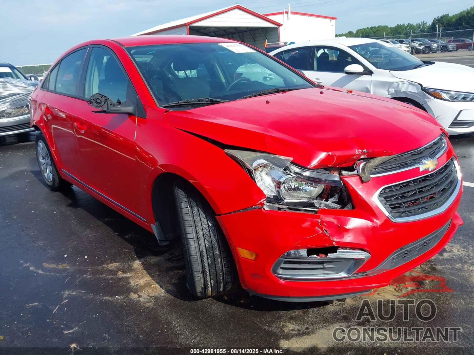 CHEVROLET CRUZE LIMITED 2016 - 1G1PC5SH9G7222312