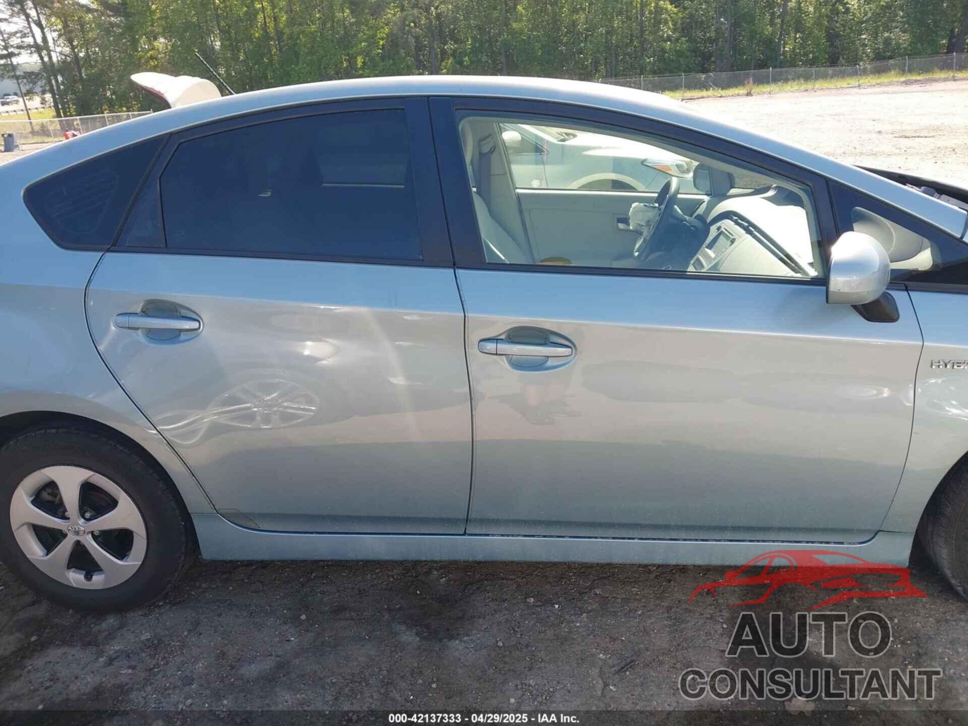 TOYOTA PRIUS 2013 - JTDKN3DU7D1616318