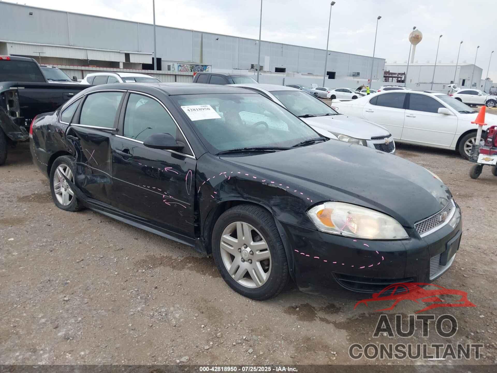 CHEVROLET IMPALA 2012 - 2G1WG5E39C1299575
