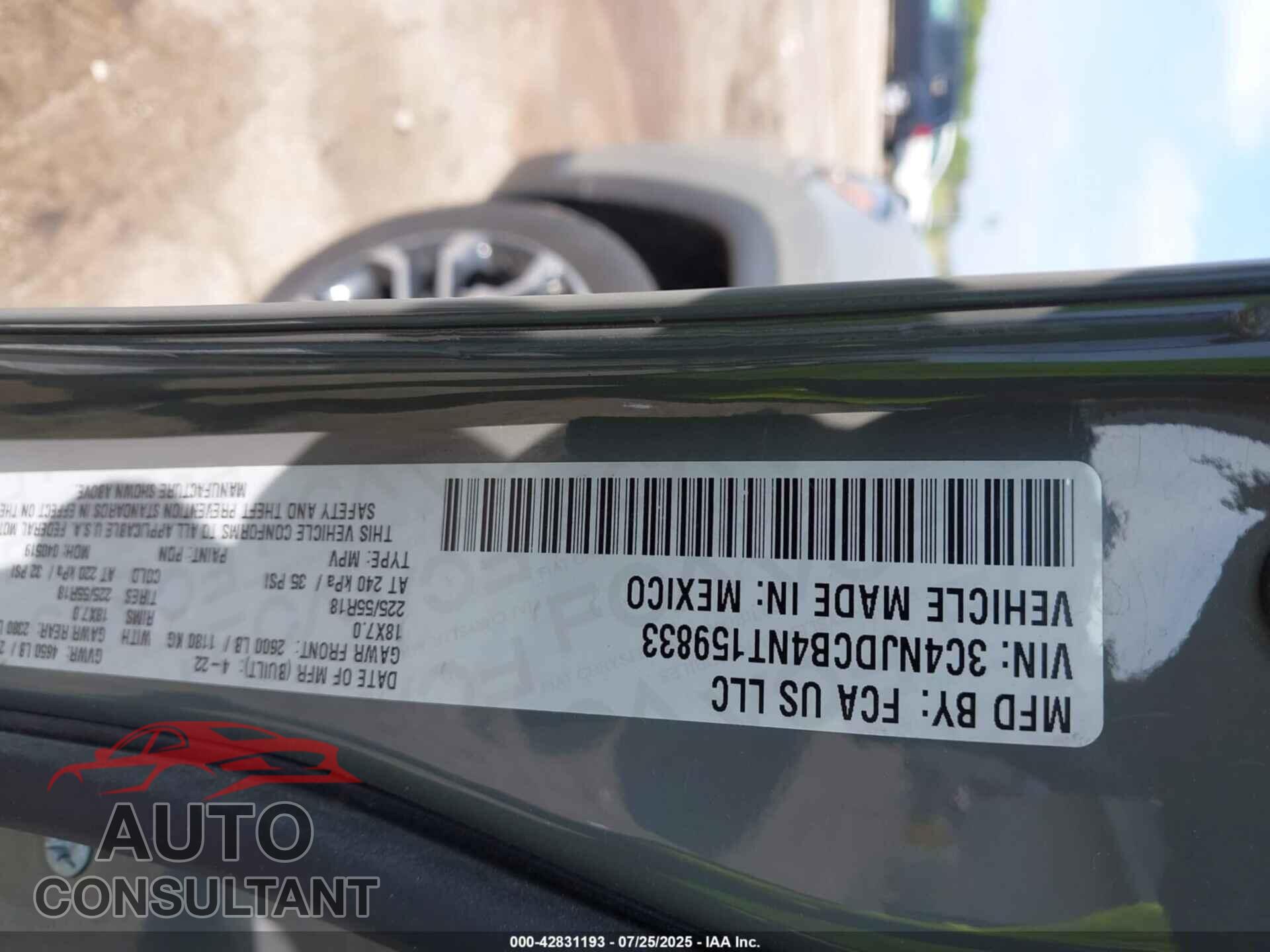 JEEP COMPASS 2022 - 3C4NJDCB4NT159833