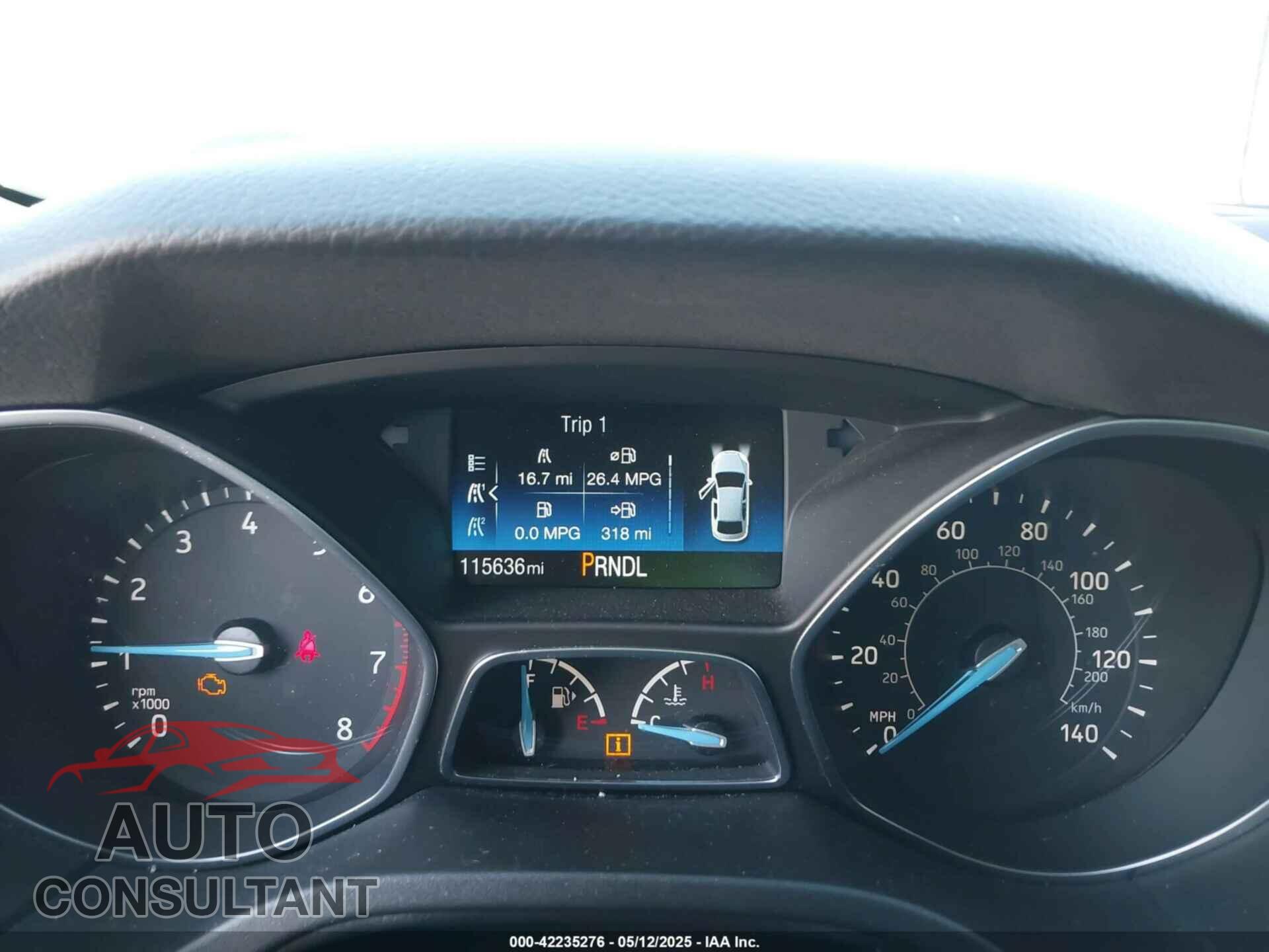FORD FOCUS 2017 - 1FADP3E24HL283642