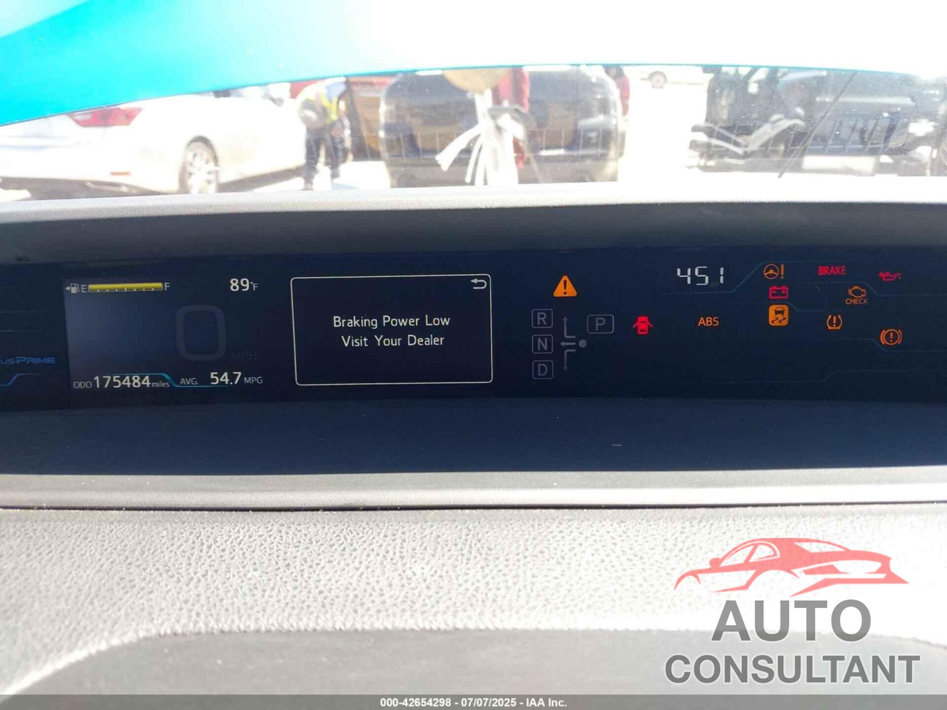 TOYOTA PRIUS PRIME 2019 - JTDKARFP4K3107598