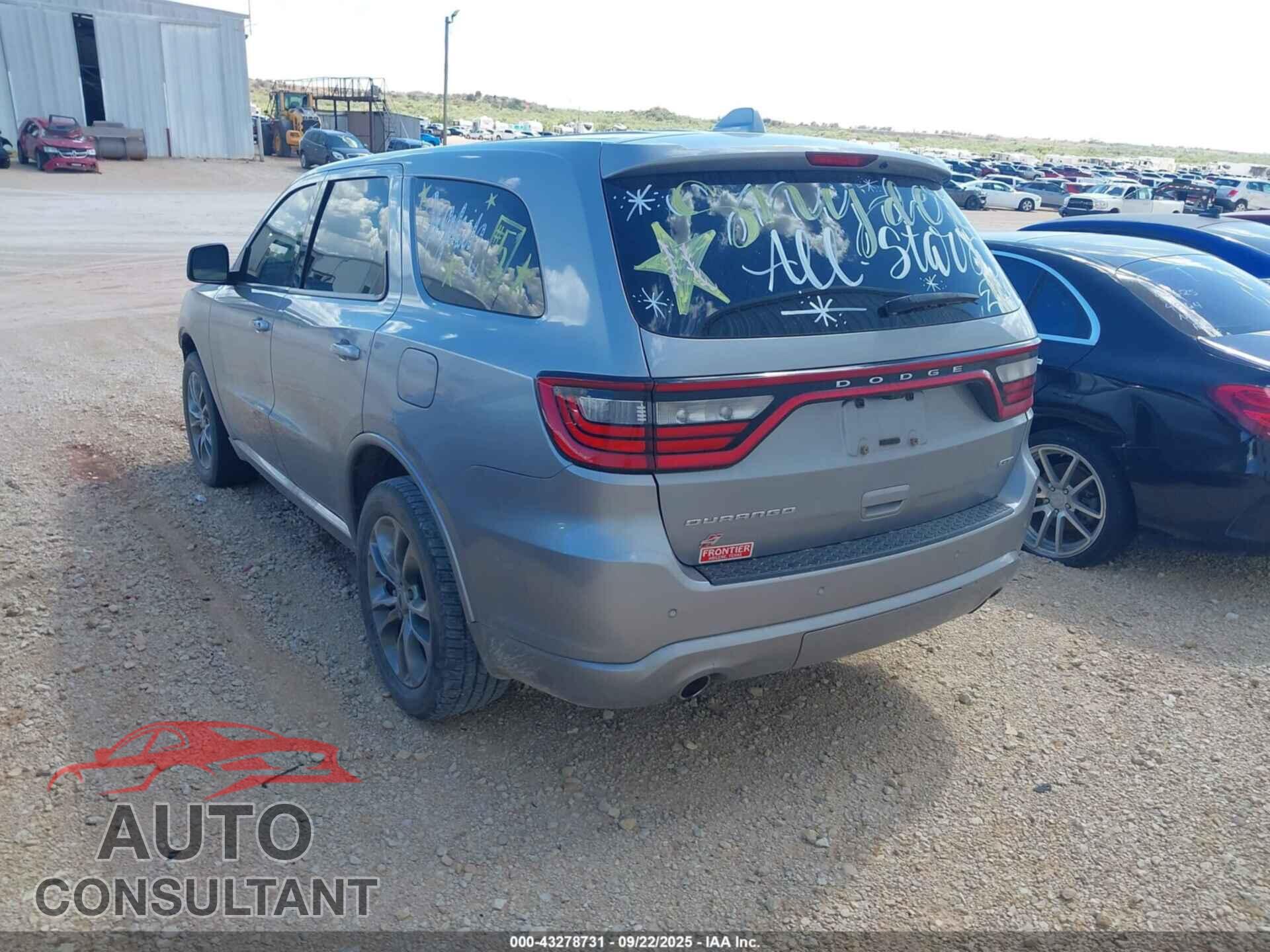 DODGE DURANGO 2019 - 1C4RDJDGXKC559758