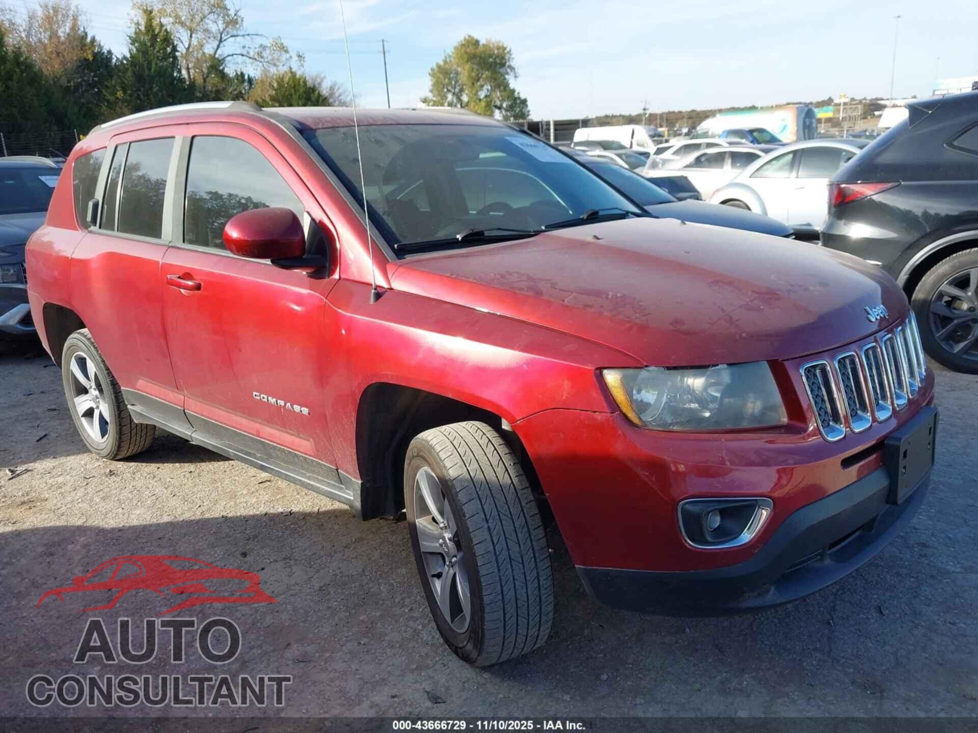 JEEP COMPASS 2017 - 1C4NJCEB7HD168950