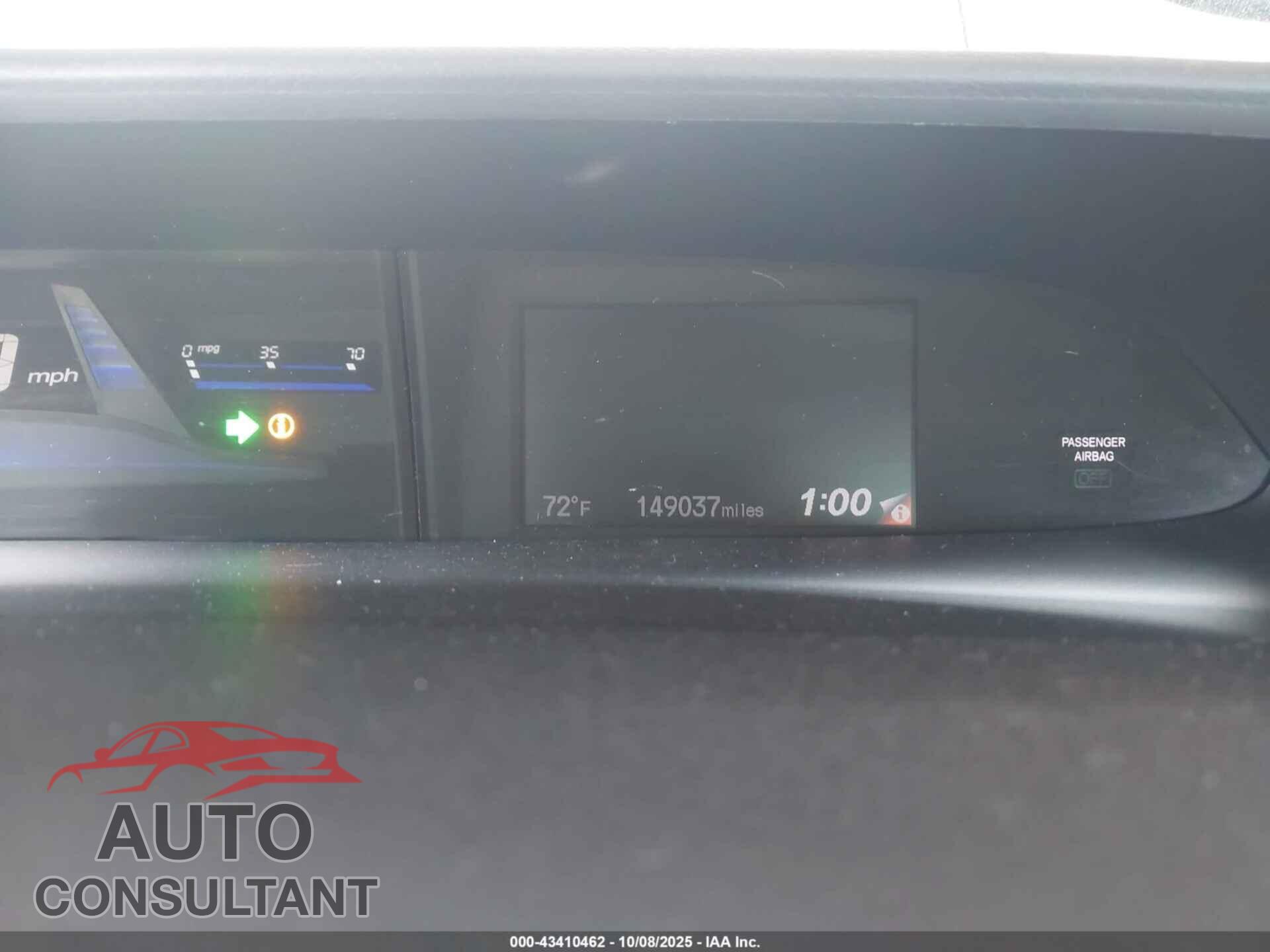 HONDA CIVIC 2013 - 19XFB2F91DE260135
