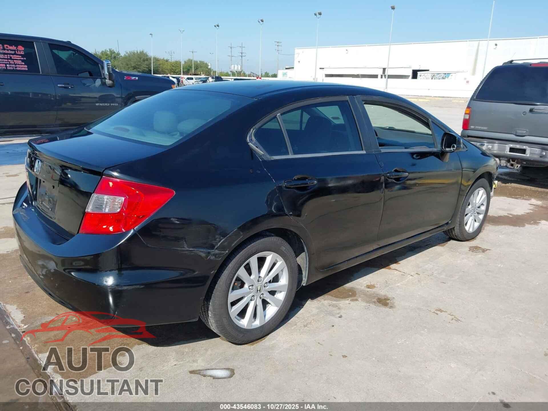 HONDA CIVIC 2012 - 19XFB2F84CE063112