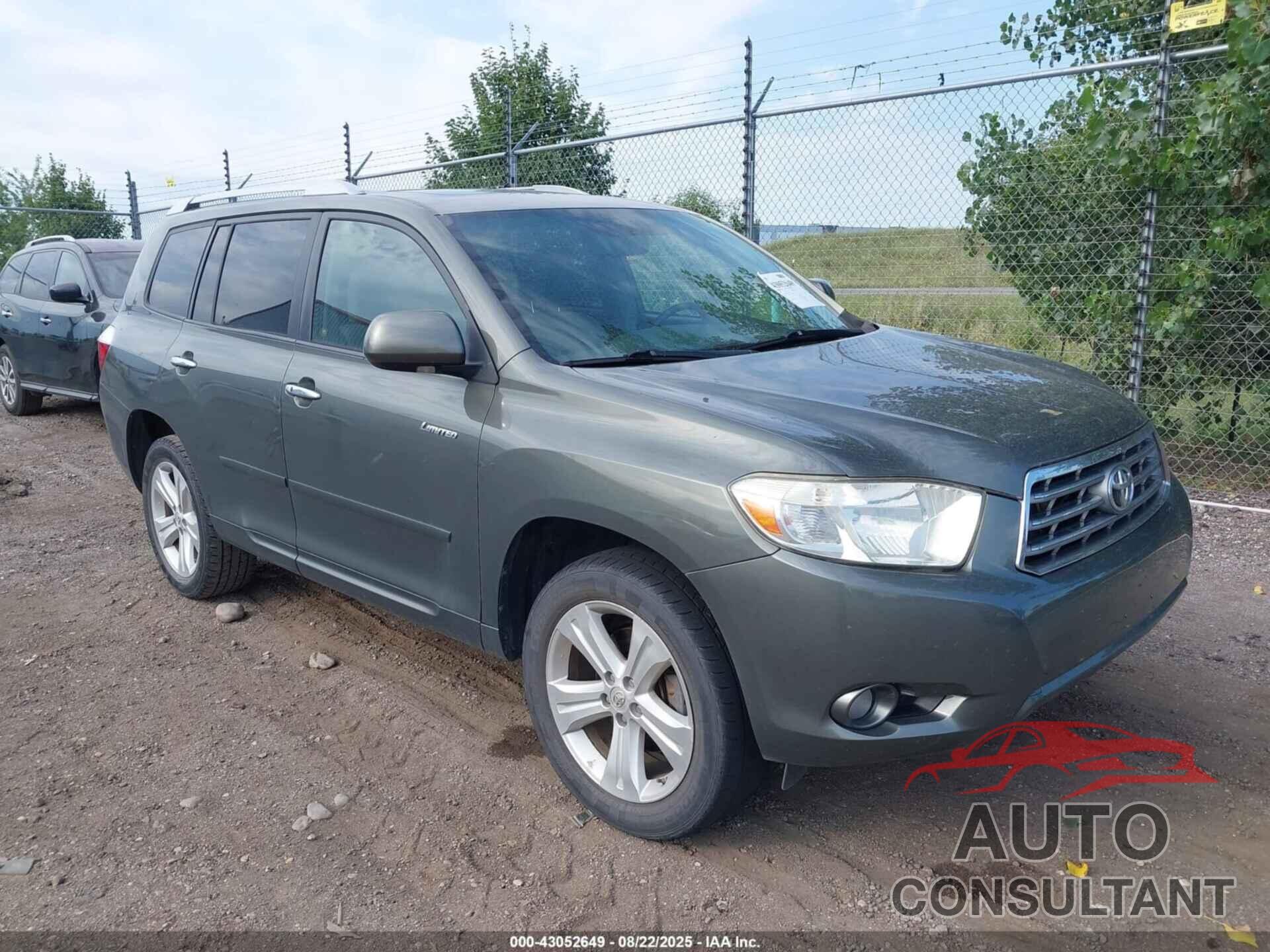 TOYOTA HIGHLANDER 2009 - JTEDS42A492085186