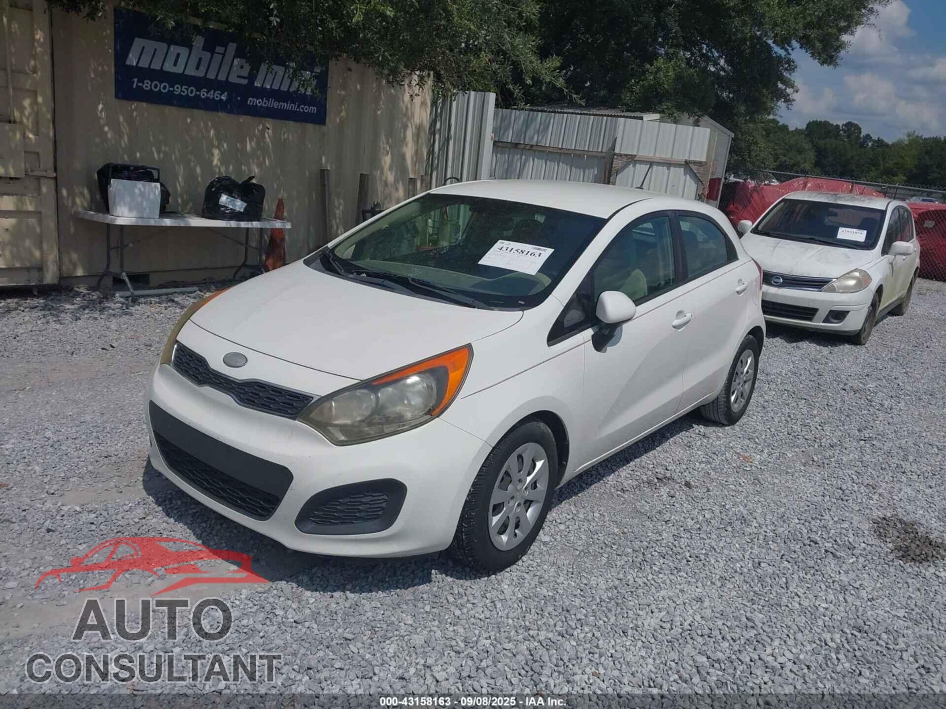 KIA RIO 2013 - KNADN5A33D6239759