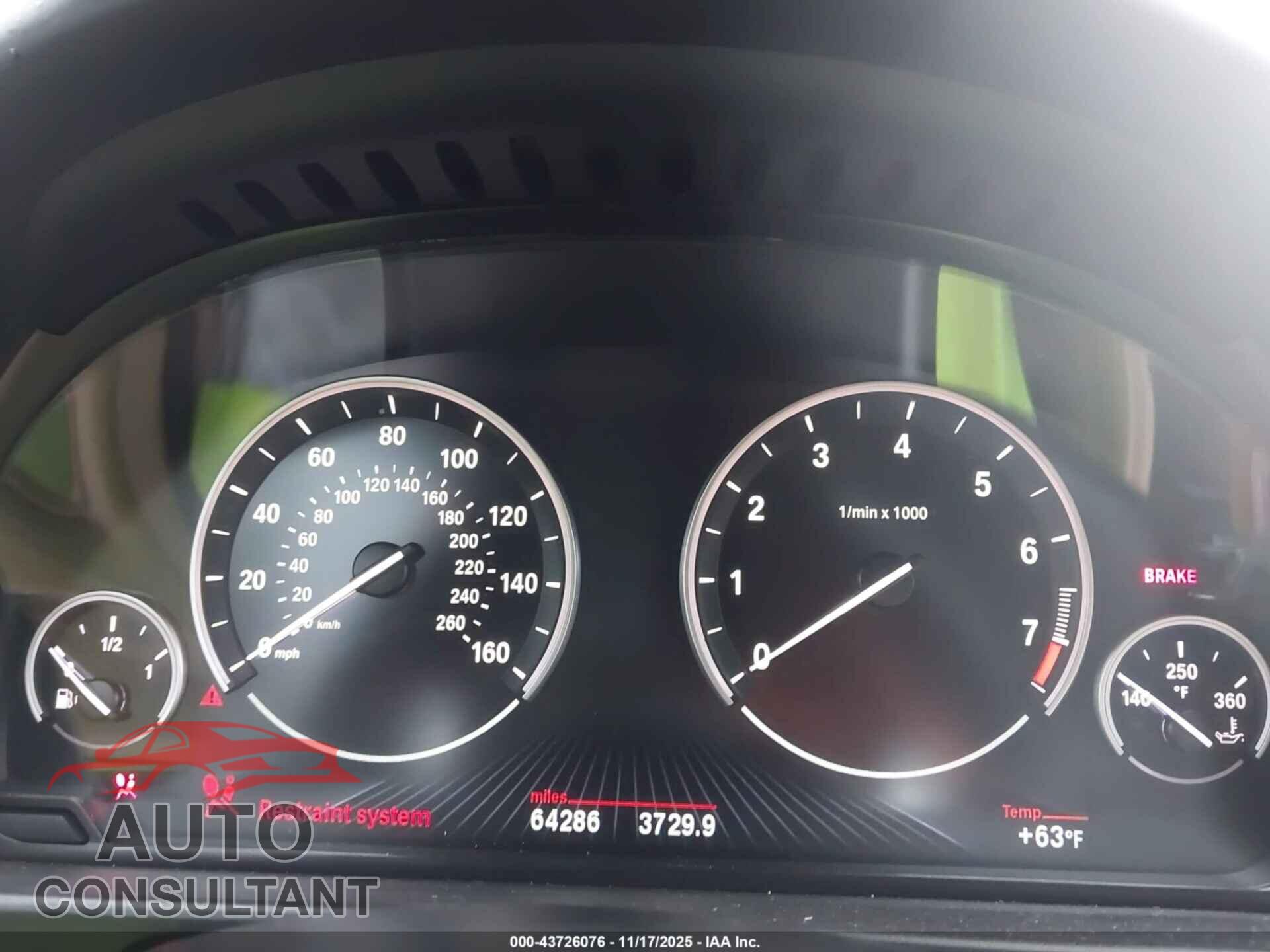 BMW 550I 2015 - WBAKN9C57FD961215