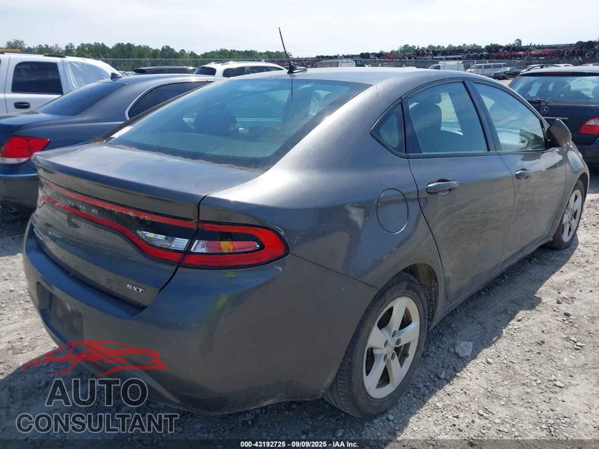 DODGE DART 2015 - 1C3CDFBB2FD227330