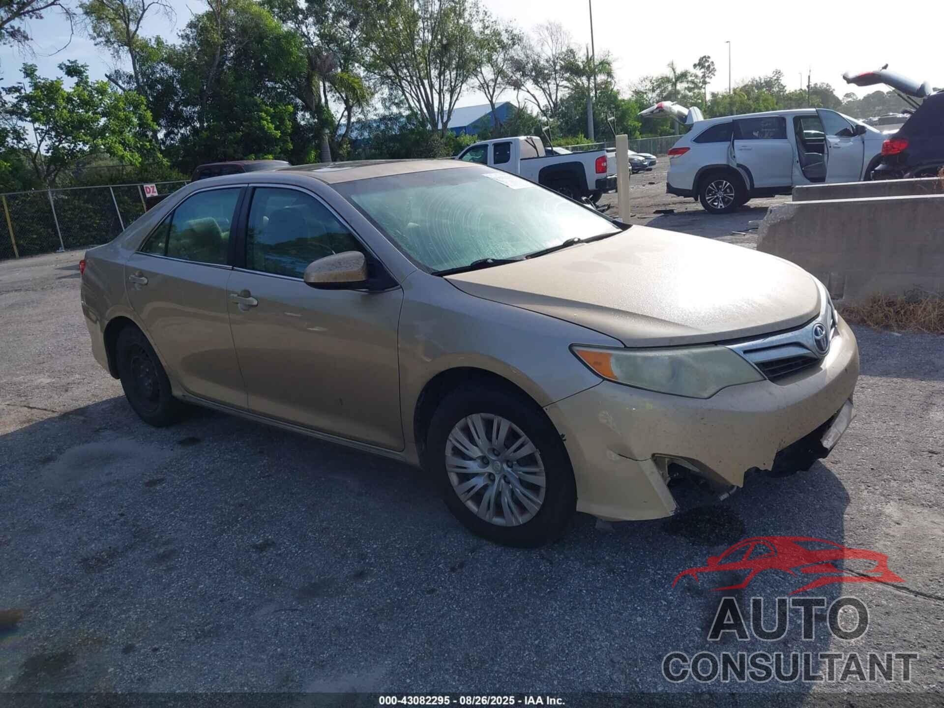 TOYOTA CAMRY 2012 - 4T1BF1FKXCU037913