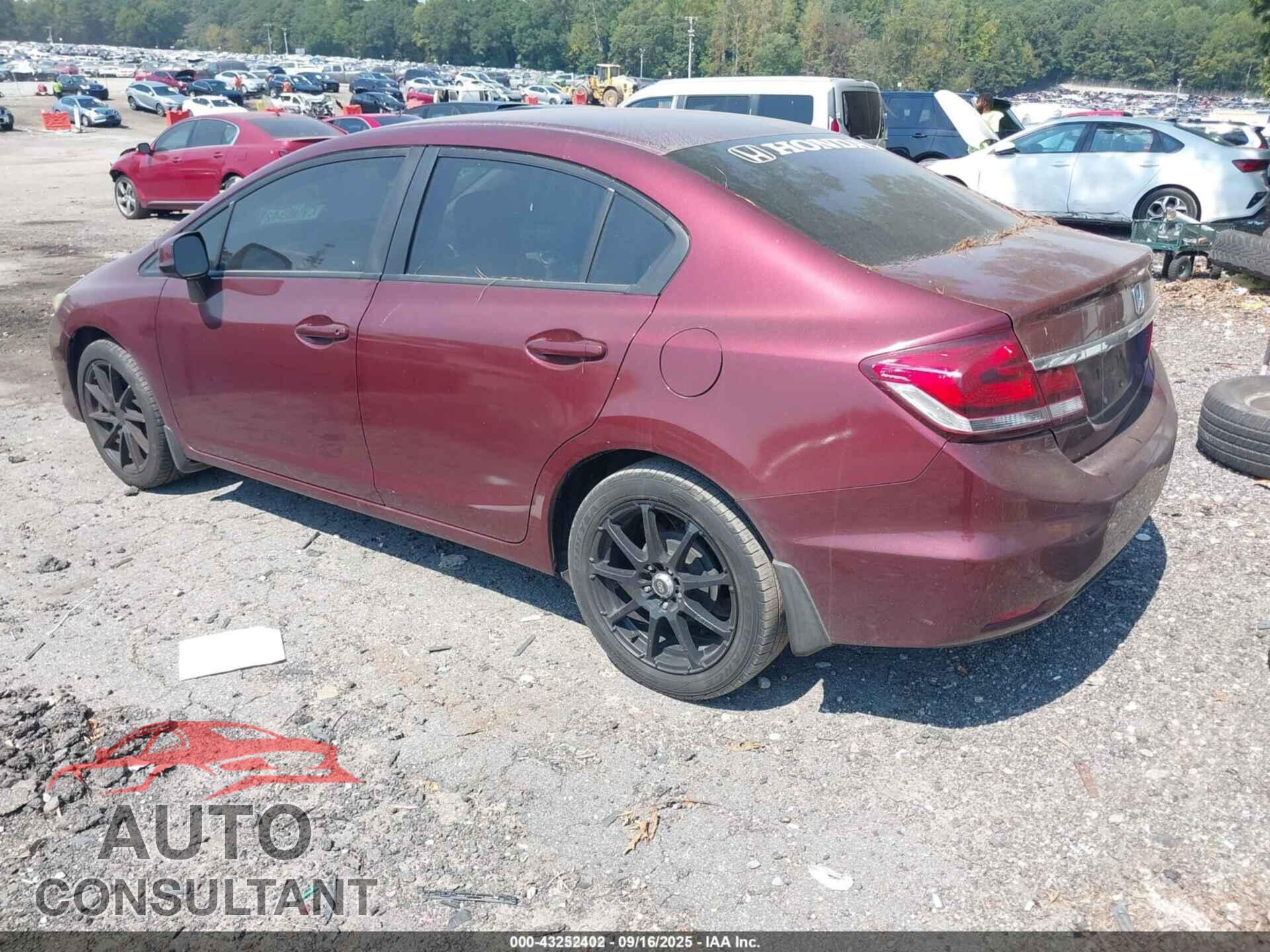 HONDA CIVIC 2013 - 2HGFB2F53DH510445