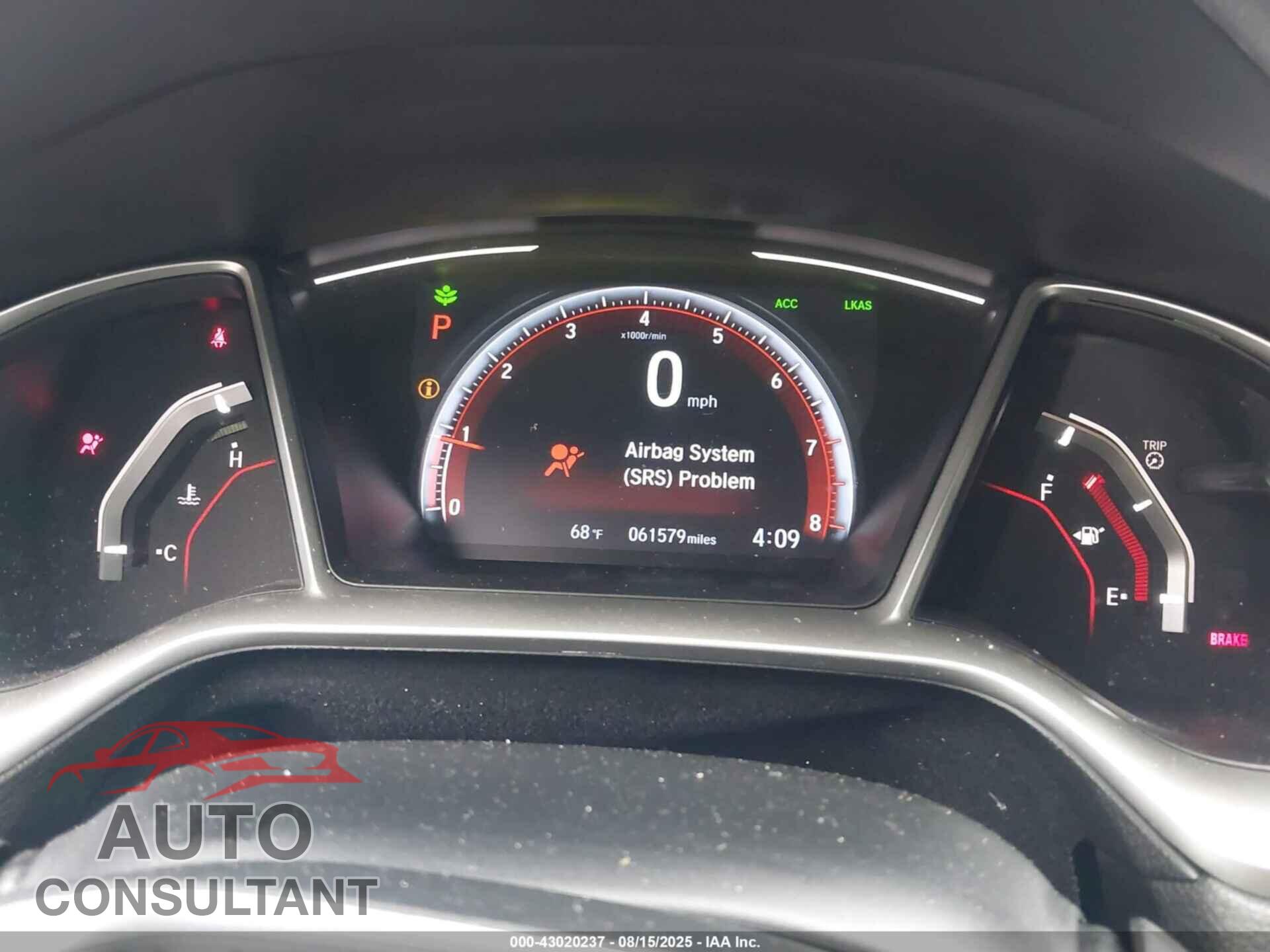 HONDA CIVIC 2021 - 2HGFC2F85MH535841