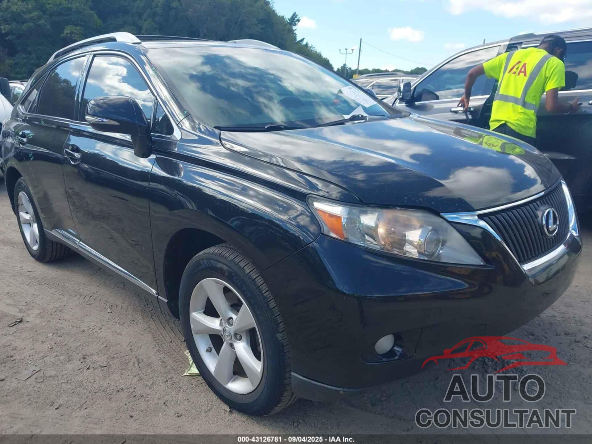 LEXUS RX 350 2010 - 2T2BK1BA1AC072195