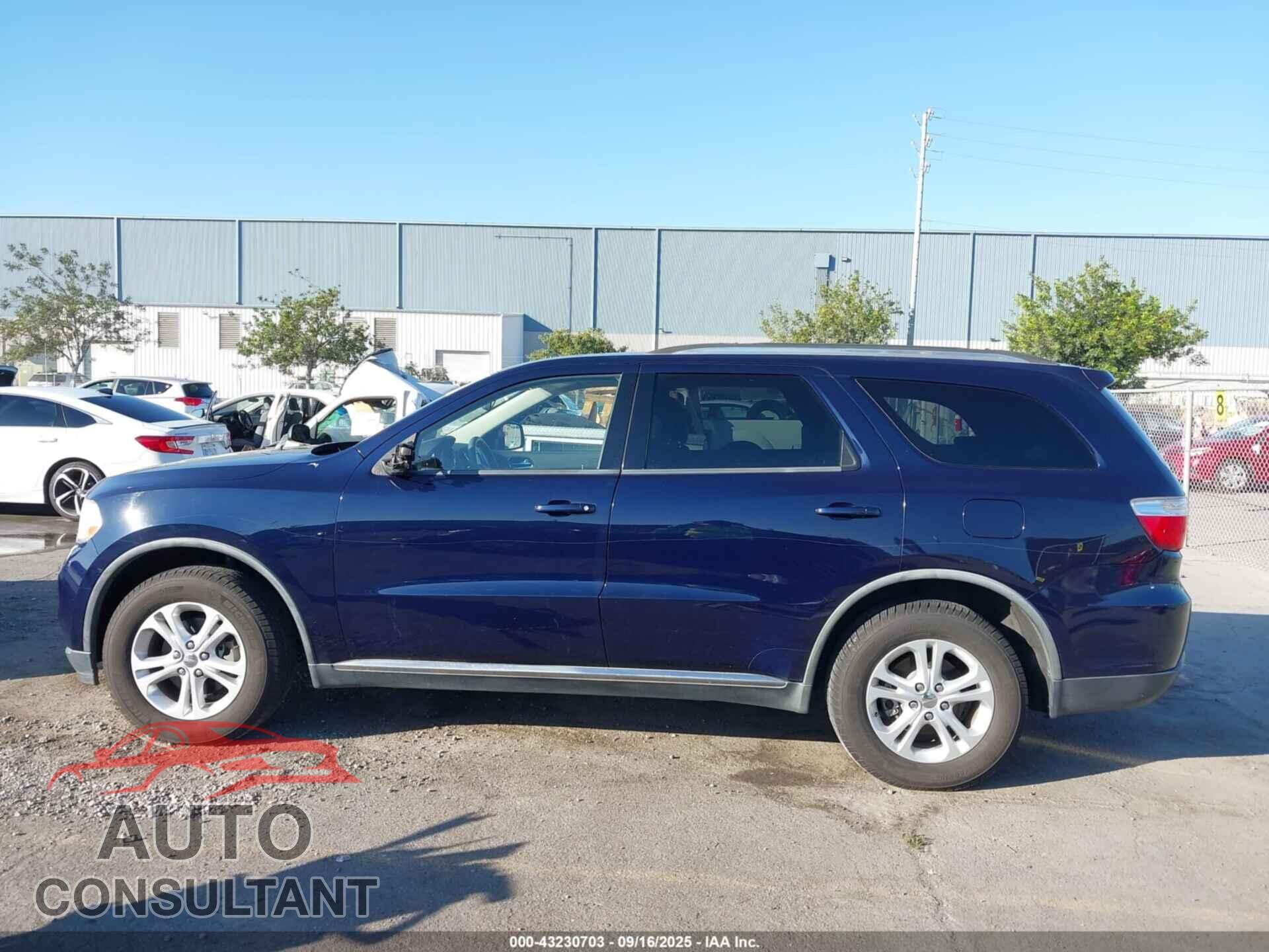 DODGE DURANGO 2012 - 1C4RDJAG5CC195741