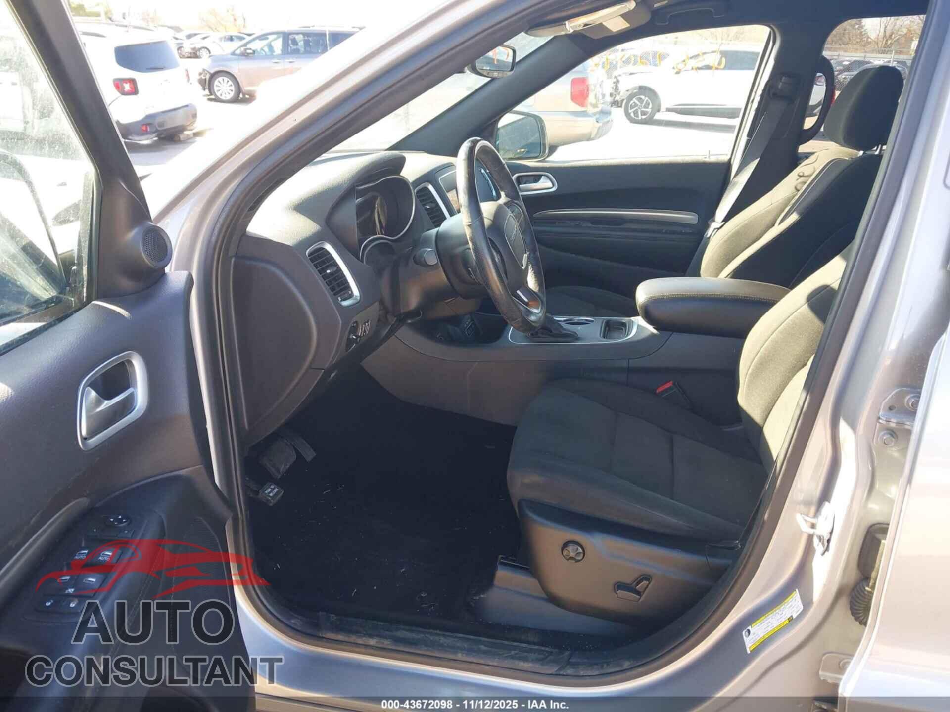 DODGE DURANGO 2019 - 1C4RDJAGXKC848191