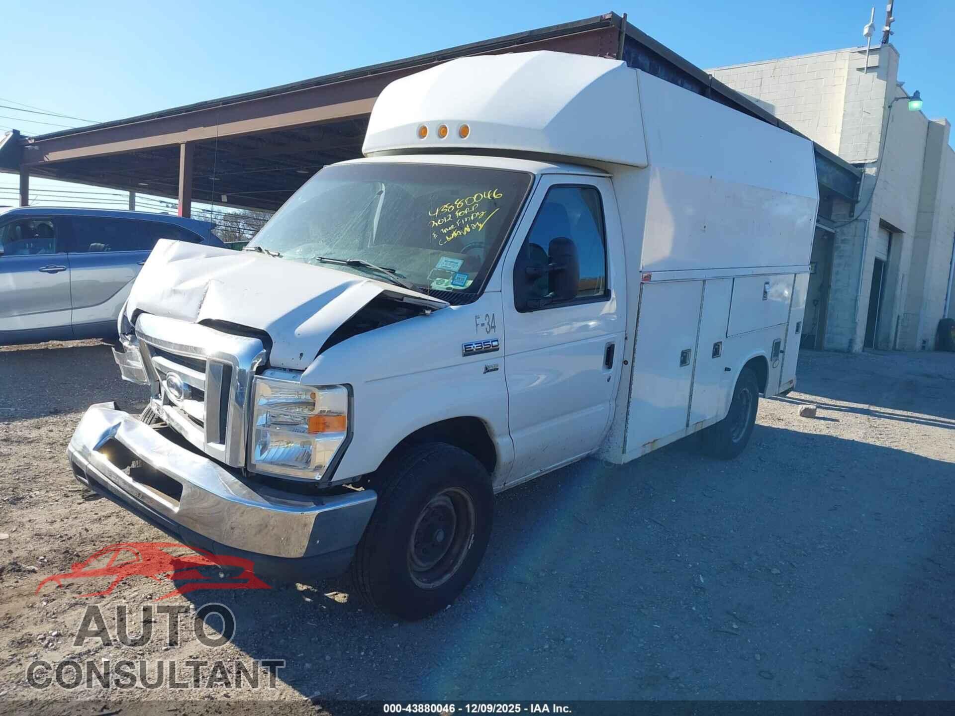 FORD E-350 CUTAWAY 2012 - 1FDSE3FL9CDB15444