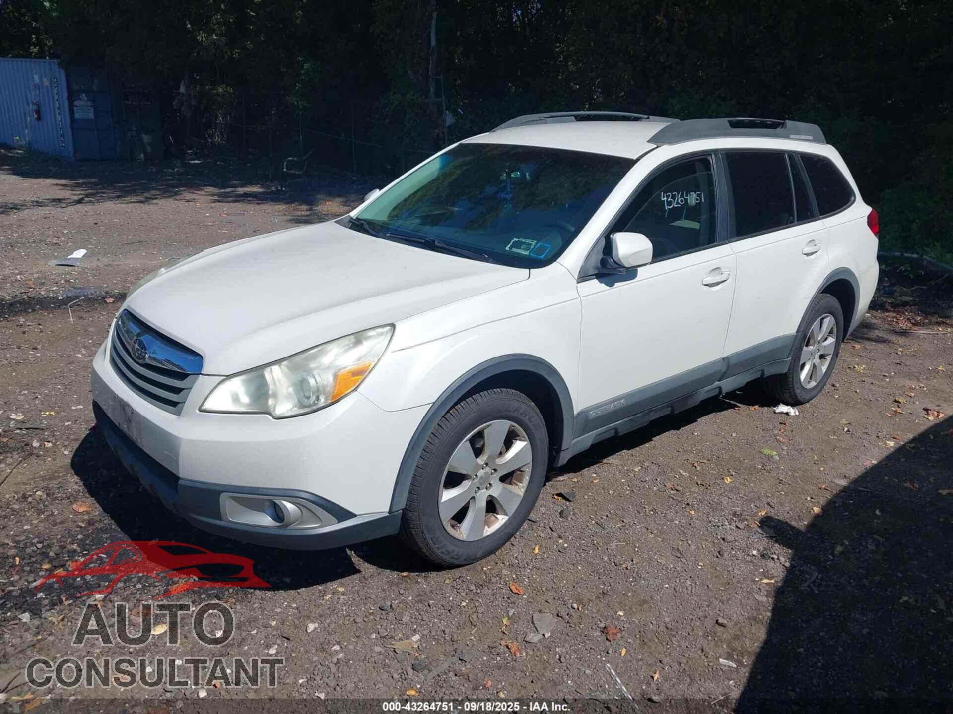 SUBARU OUTBACK 2011 - 4S4BRBCC3B3404259