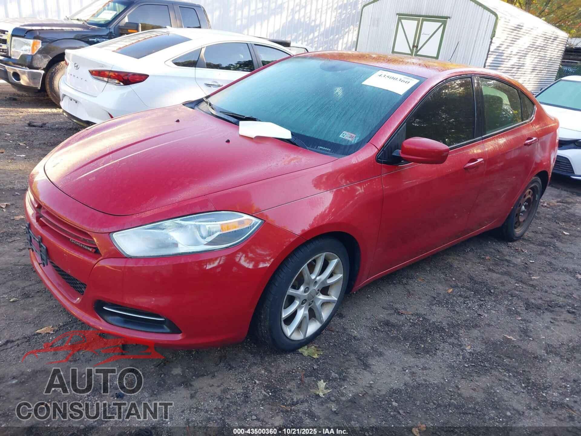 DODGE DART 2013 - 1C3CDFAH5DD215997