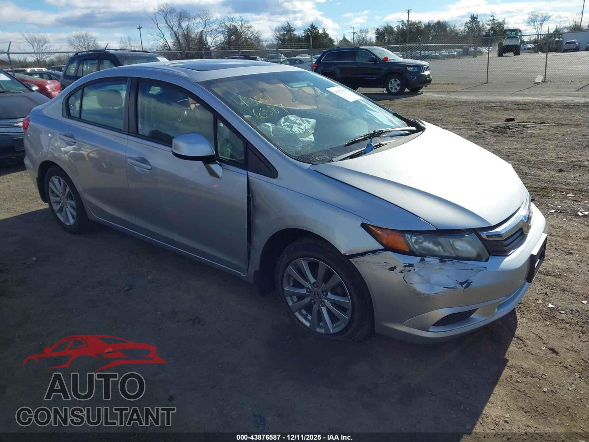 HONDA CIVIC 2012 - 19XFB2F97CE313130