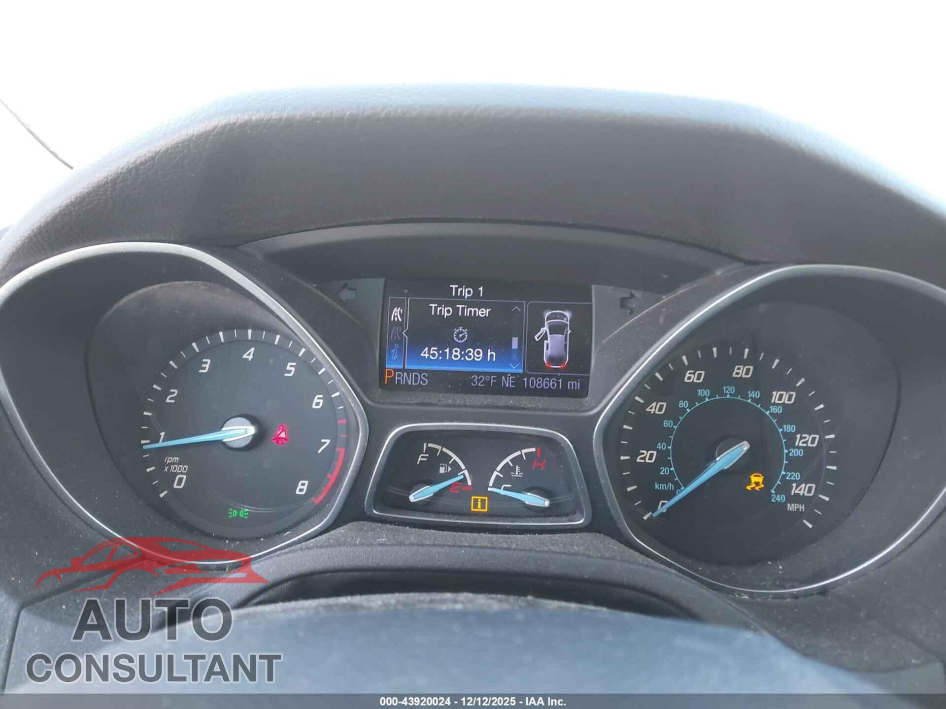 FORD FOCUS 2013 - 1FADP3K29DL174138