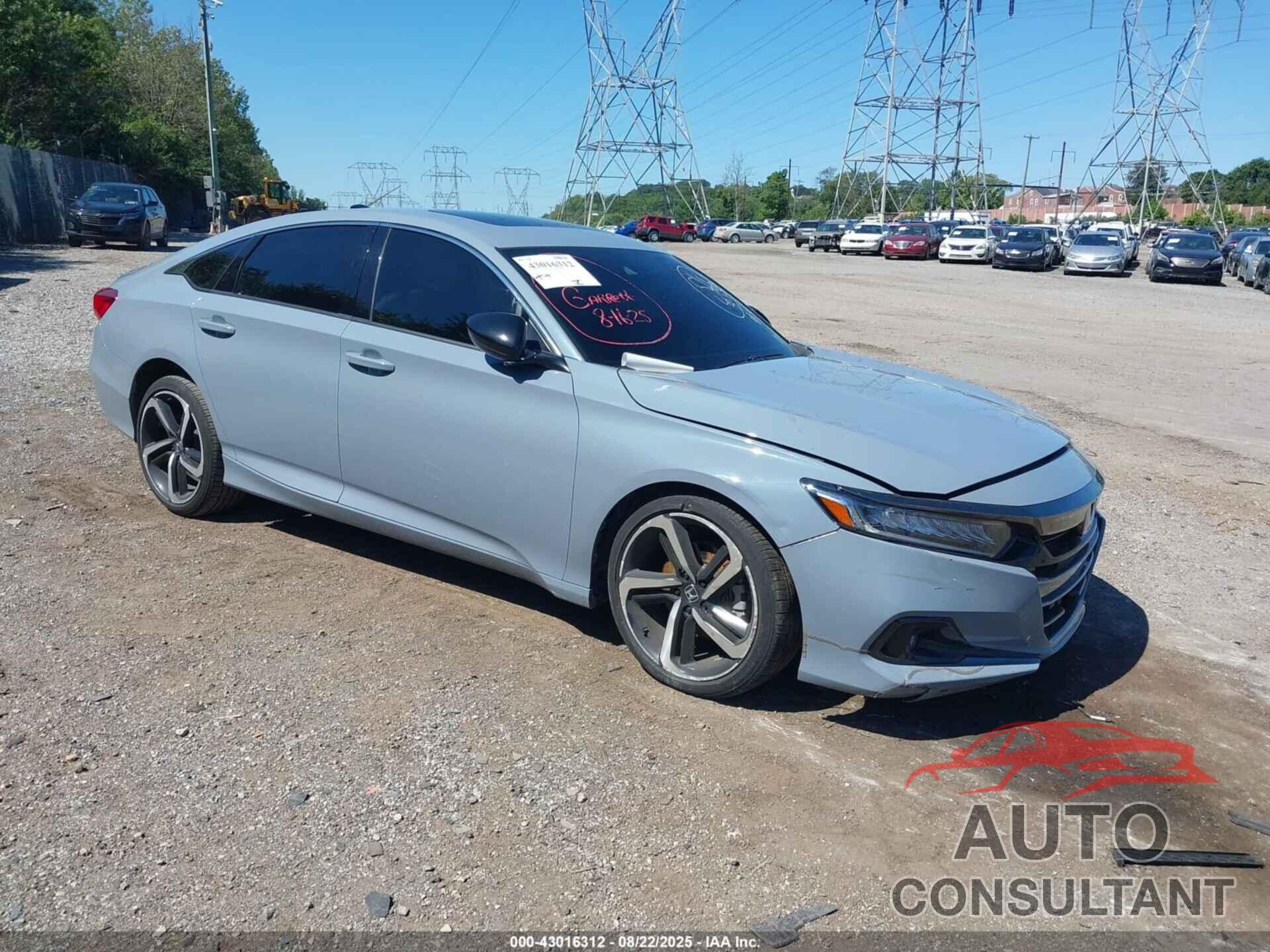 HONDA ACCORD 2022 - 1HGCV2F38NA023590