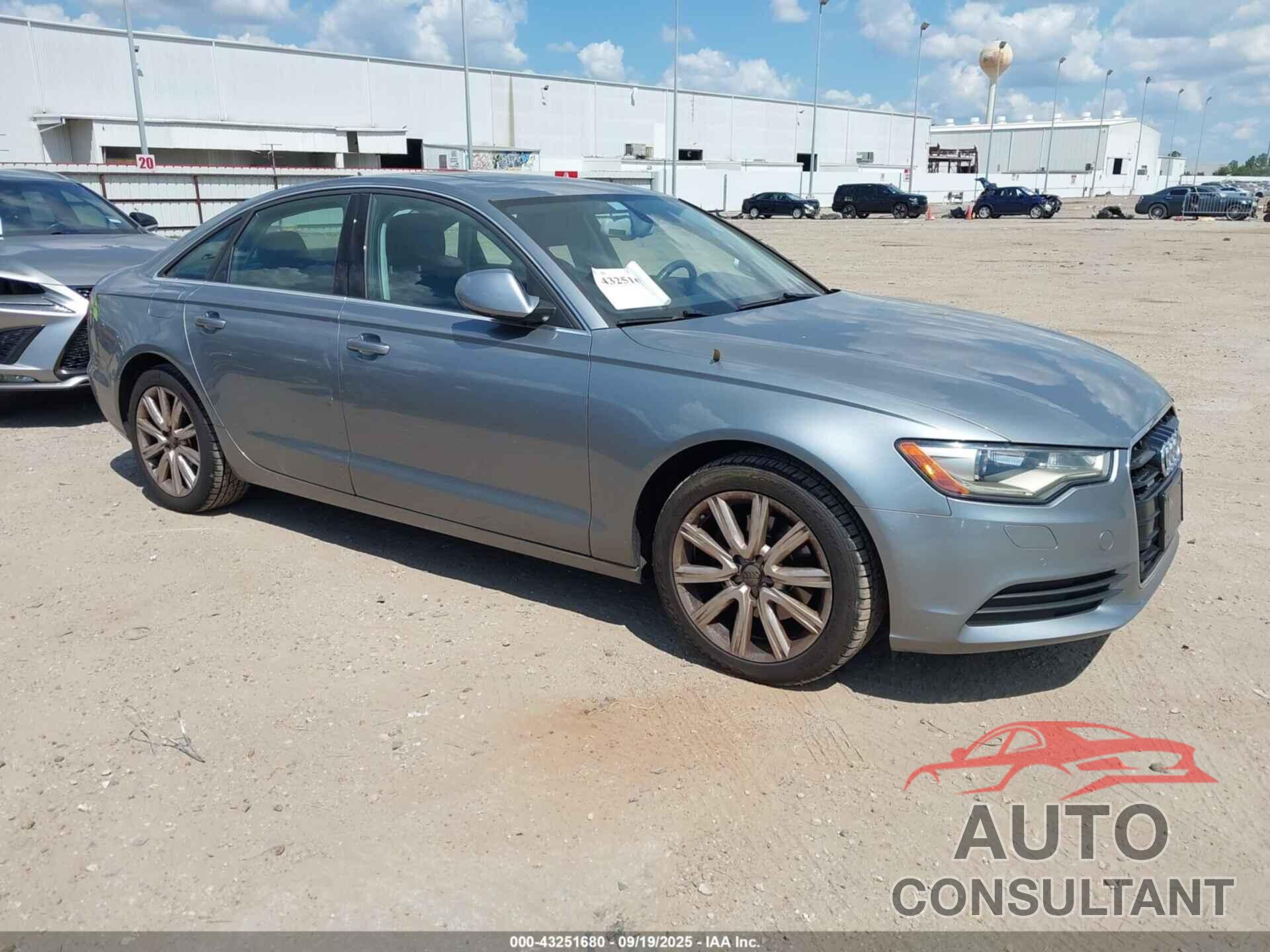 AUDI A6 2013 - WAUGFAFC4DN032217