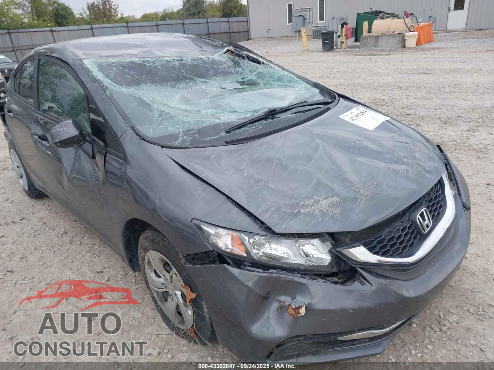 HONDA CIVIC 2013 - 19XFB2F58DE023025