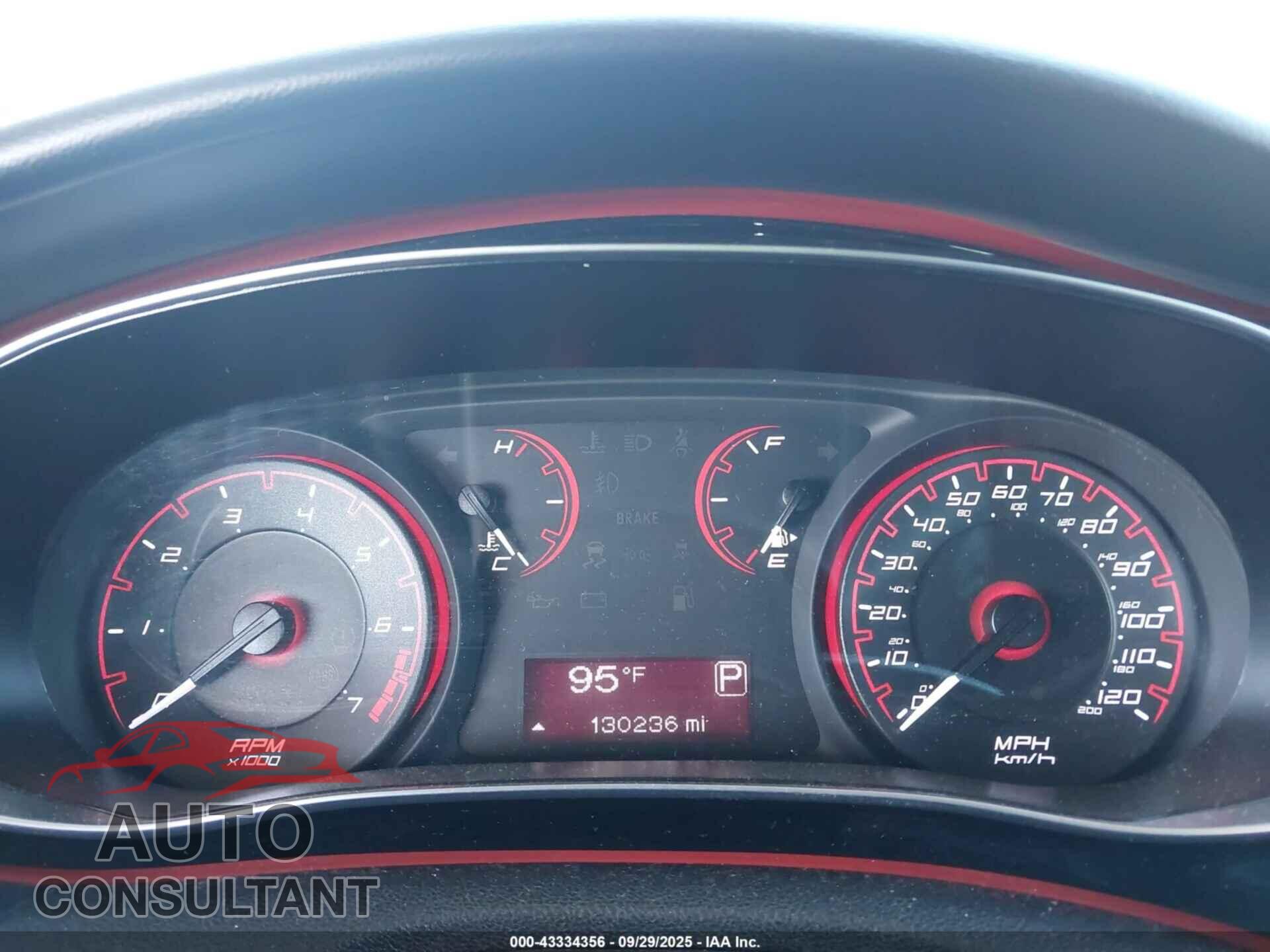 DODGE DART 2015 - 1C3CDFBB4FD435287