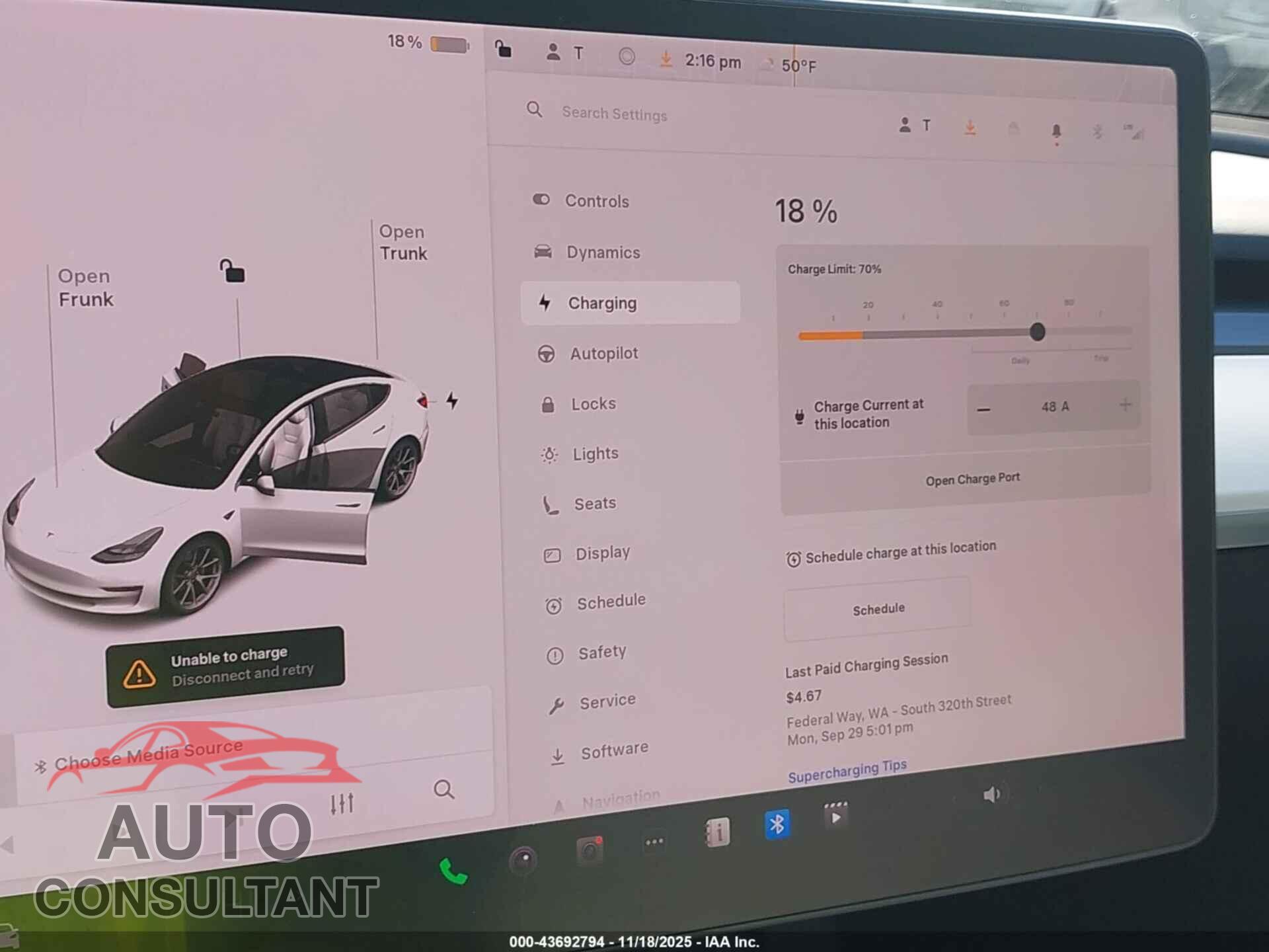 TESLA MODEL 3 2021 - 5YJ3E1EB8MF037979