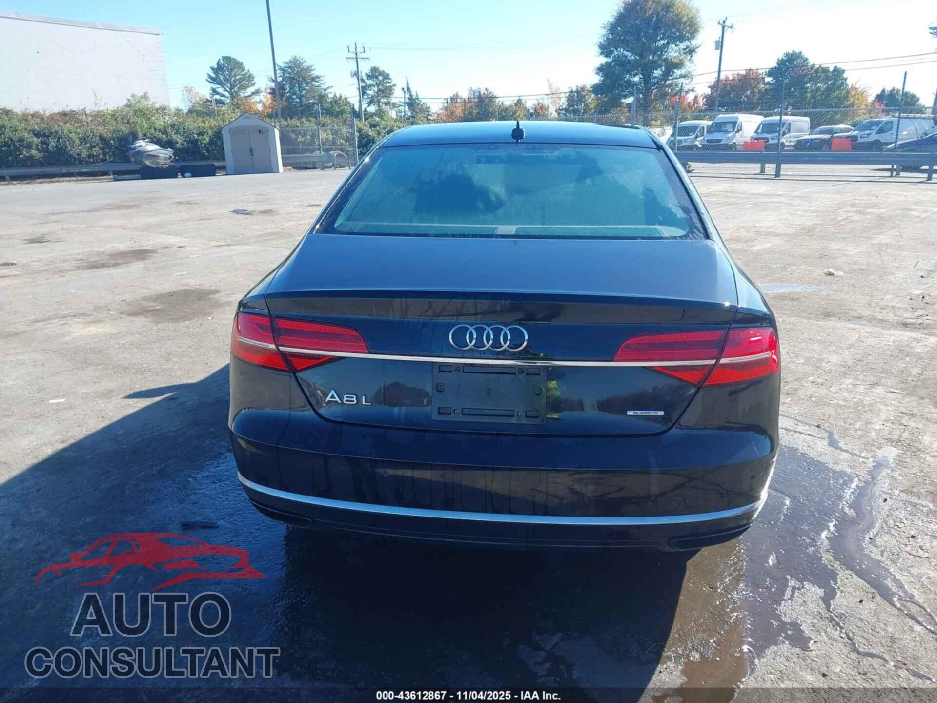 AUDI A8 L 2015 - WAU3GAFD0FN008908