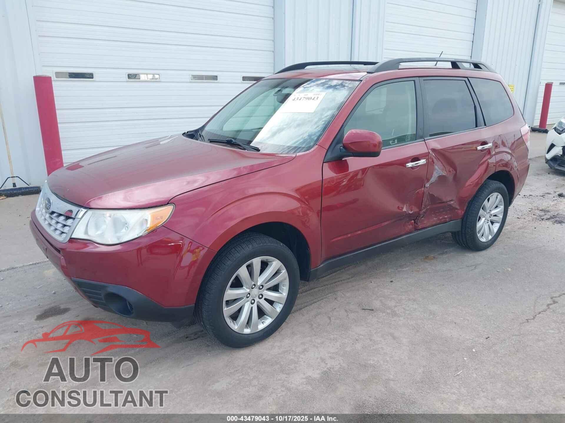 SUBARU FORESTER 2012 - JF2SHADC7CH452269