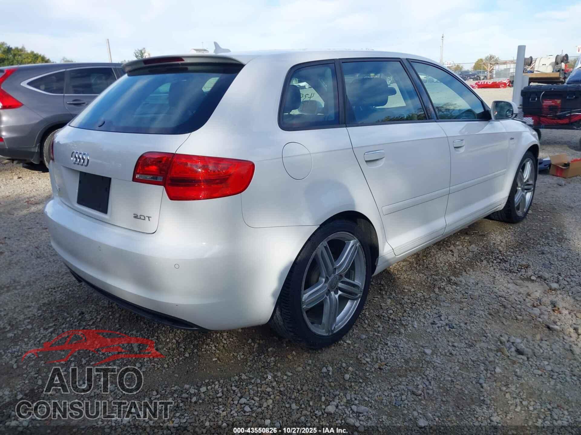 AUDI A3 2012 - WAUKEAFM5CA122925