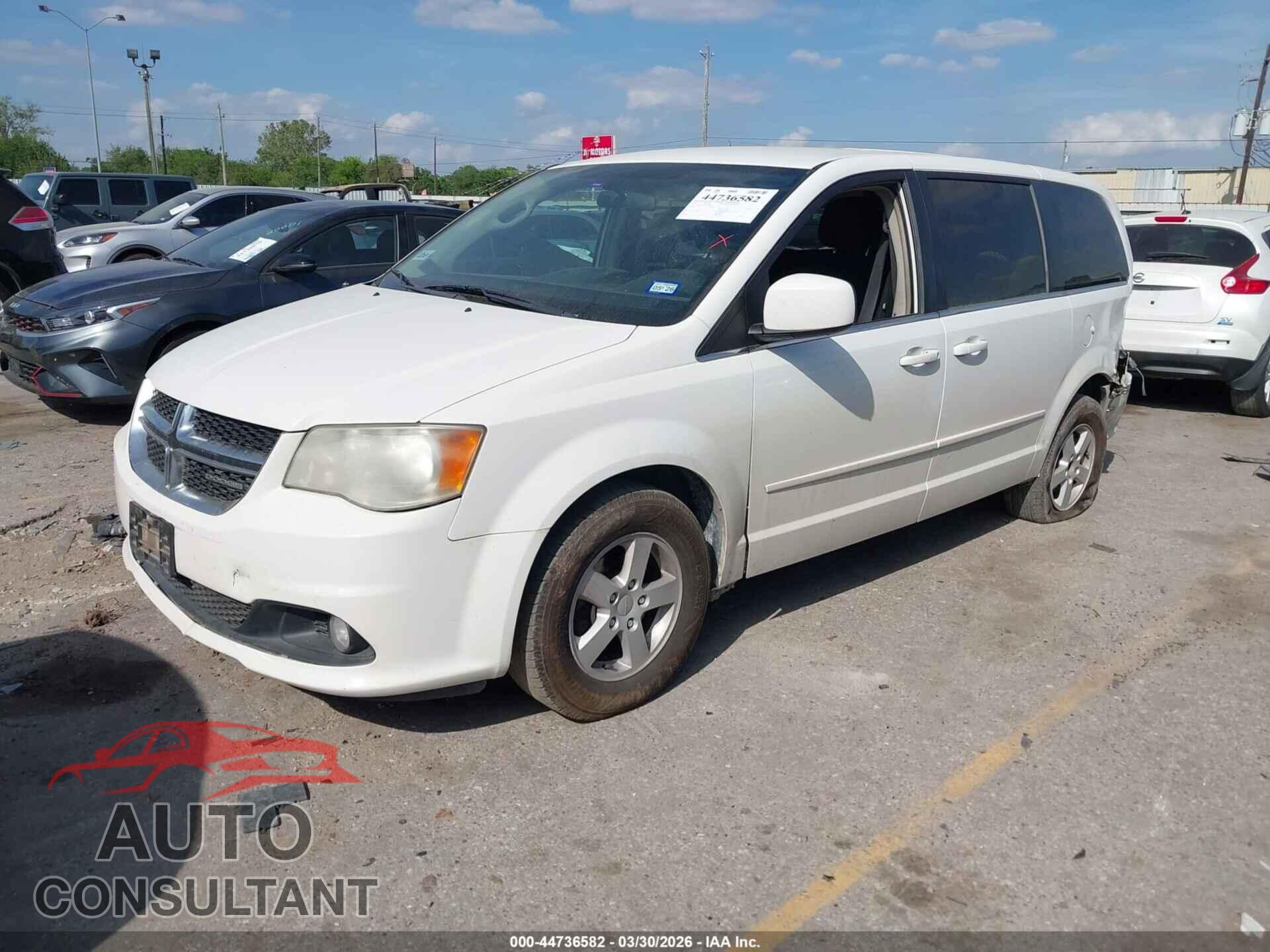 DODGE GRAND CARAVAN 2012 - 2C4RDGDGXCR206190