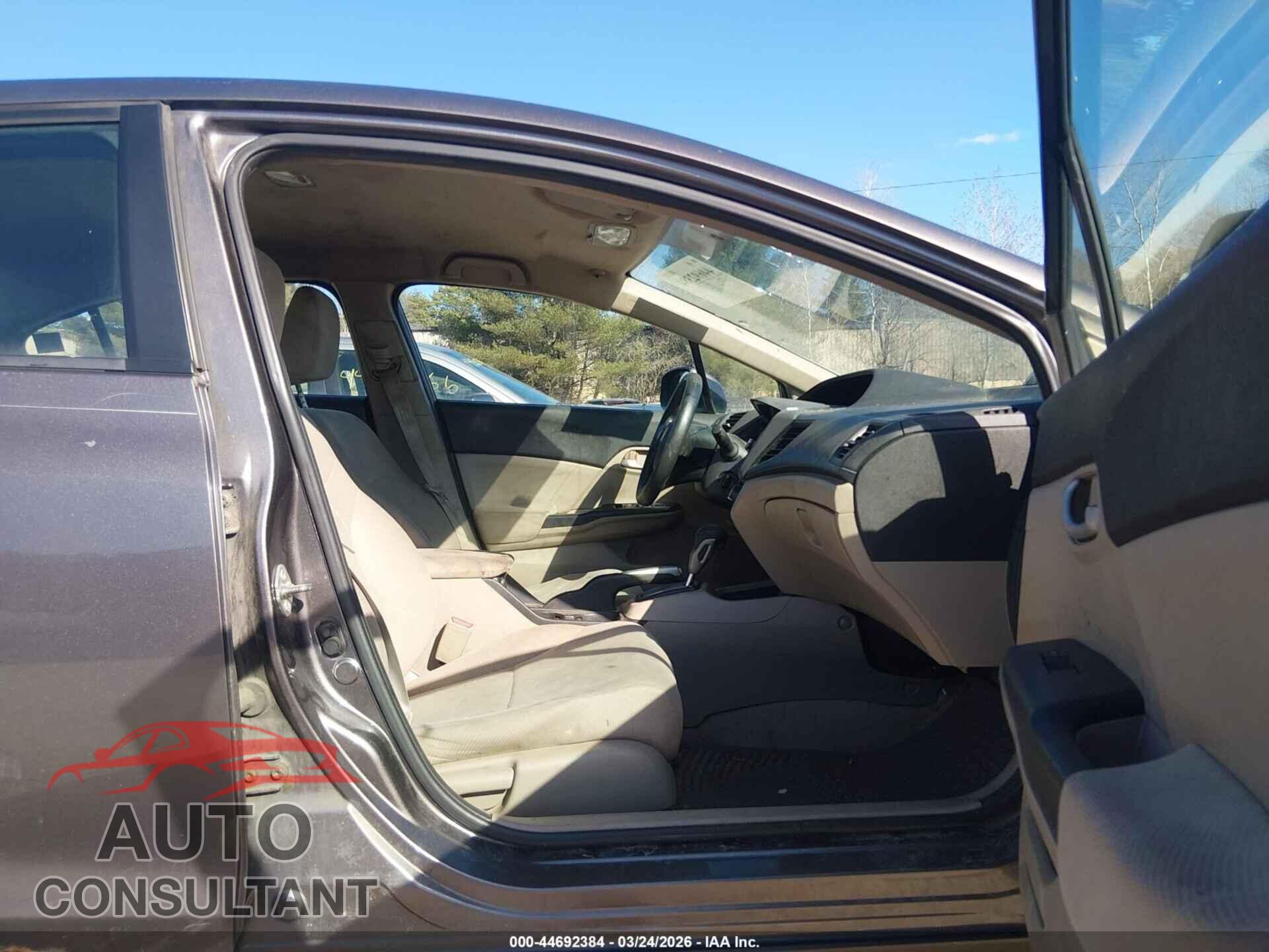 HONDA CIVIC 2012 - 19XFB2F52CE043477