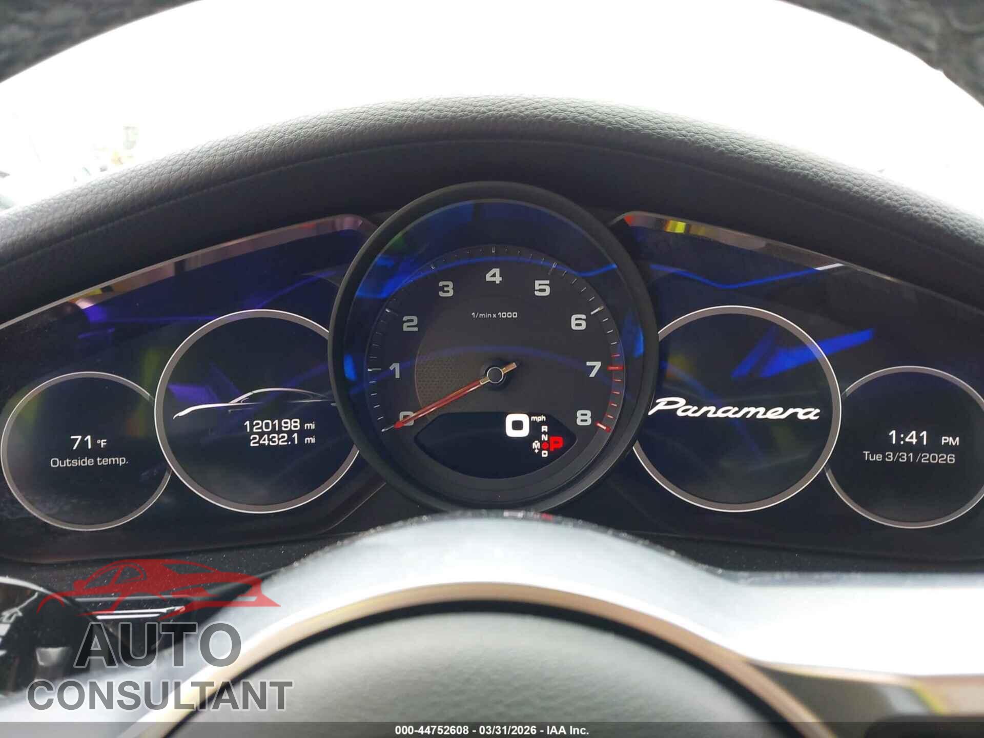 PORSCHE PANAMERA 2020 - WP0AA2A71LL103035