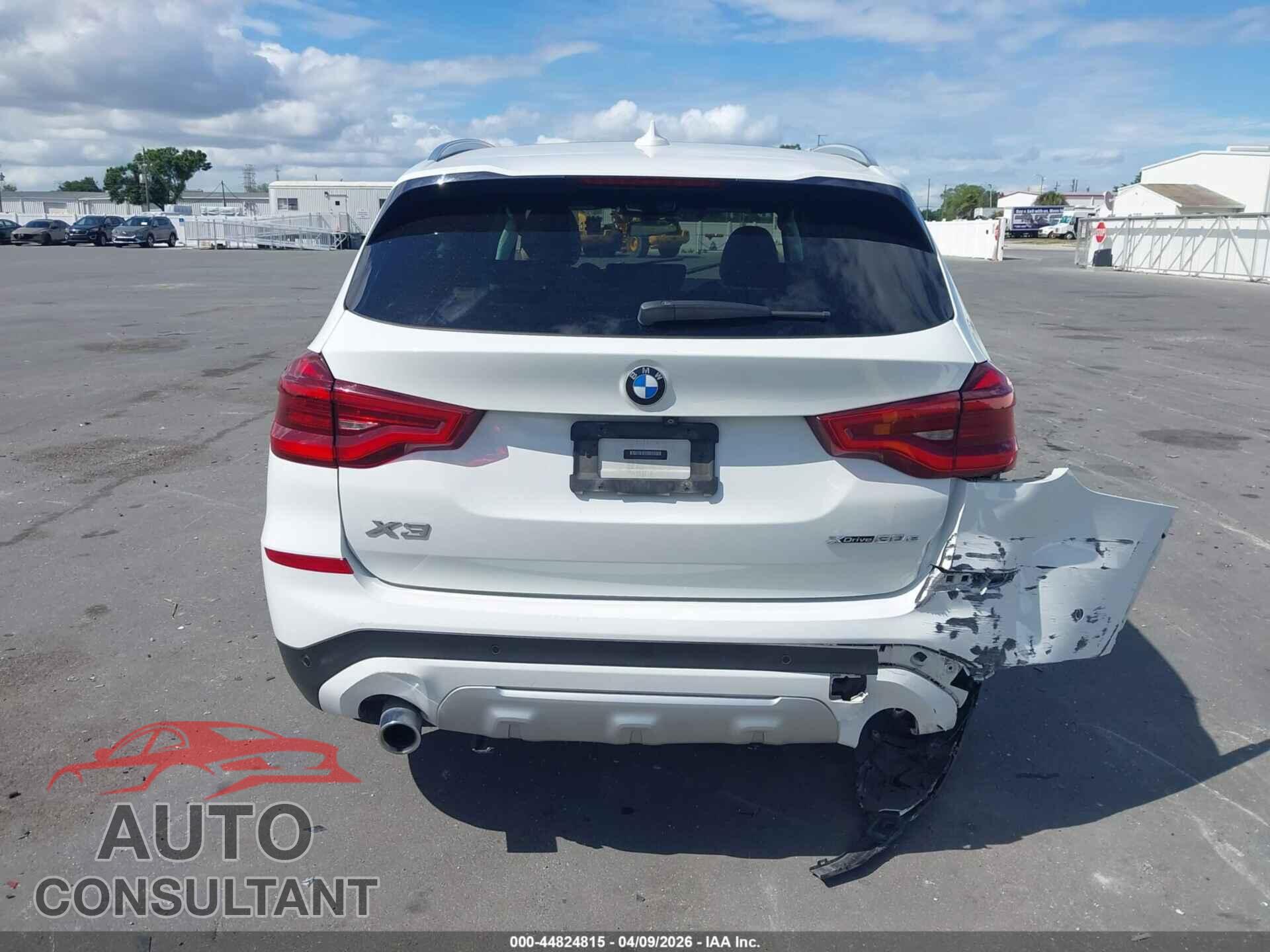 BMW X3 PHEV 2021 - 5UXTS1C06M9D90761