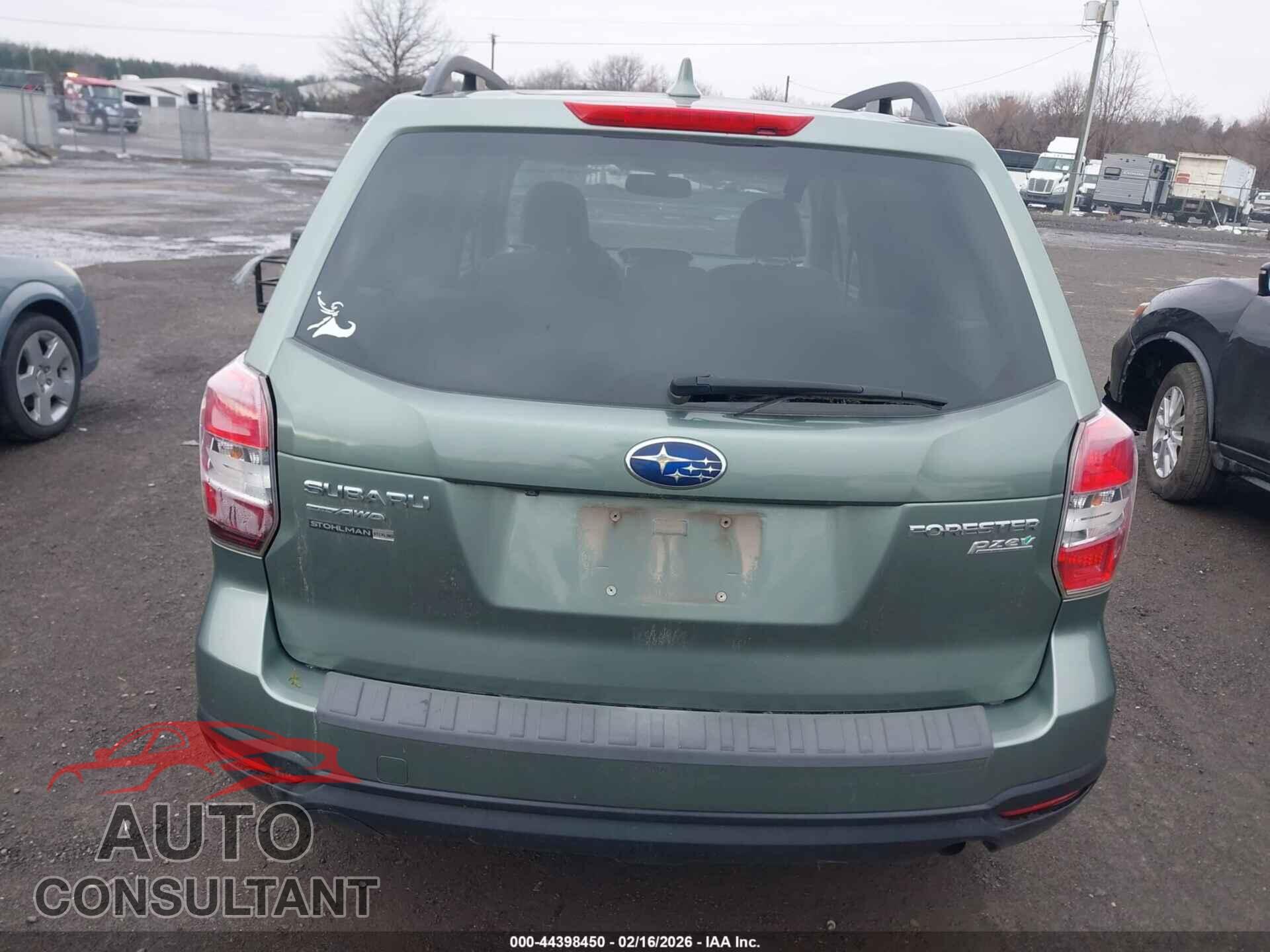 SUBARU FORESTER 2016 - JF2SJADC1GH488775