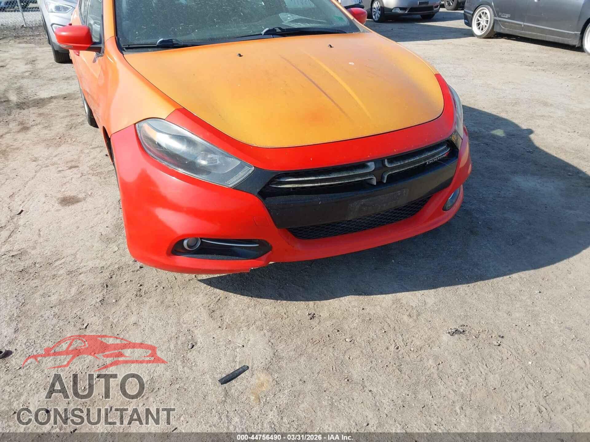 DODGE DART 2015 - 1C3CDFEB2FD267144