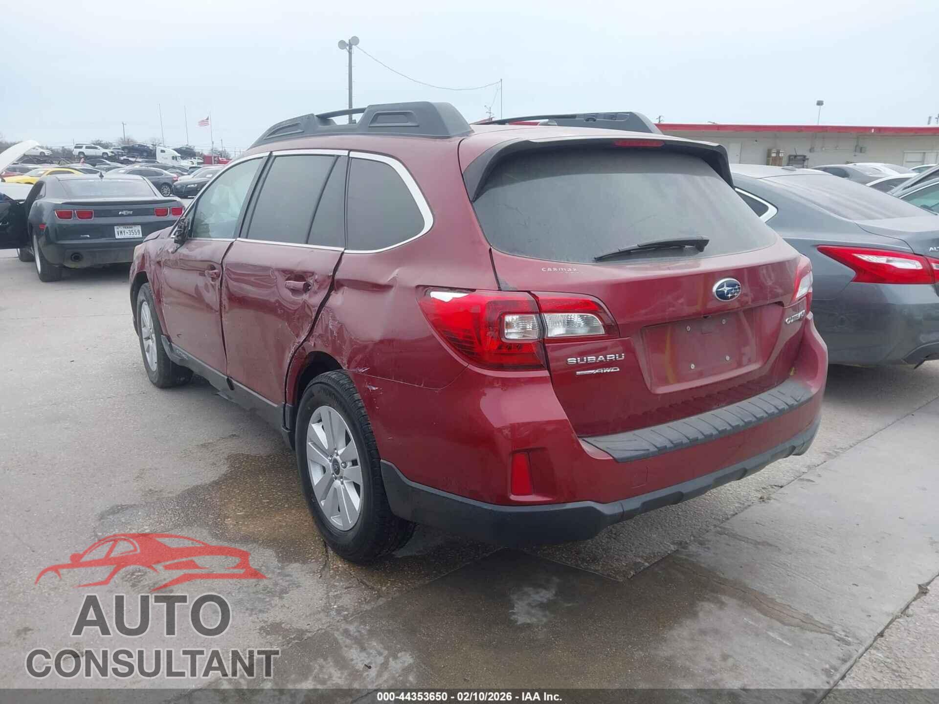 SUBARU OUTBACK 2015 - 4S4BSBDC8F3277114