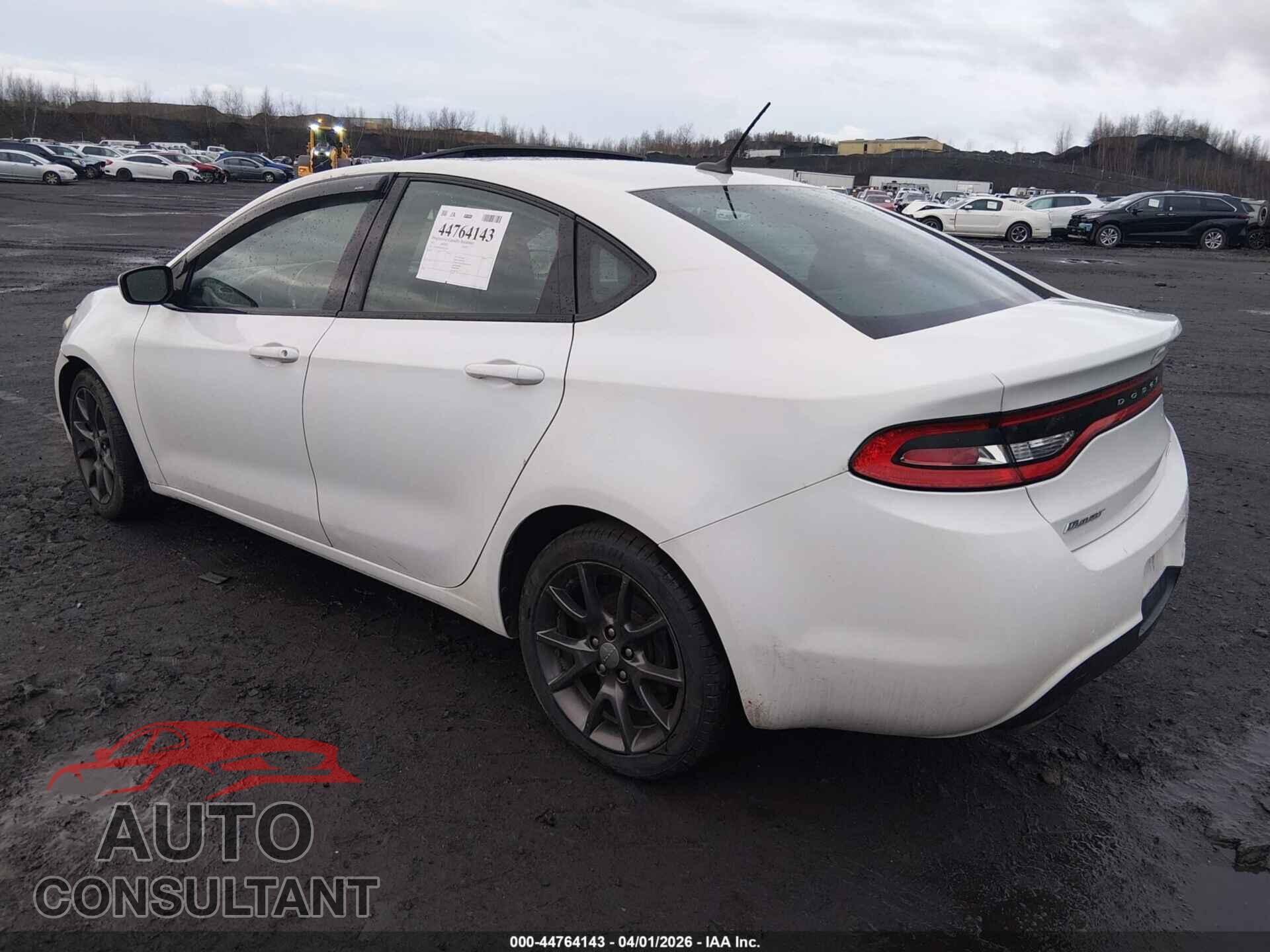 DODGE DART 2015 - 1C3CDFBB2FD421730