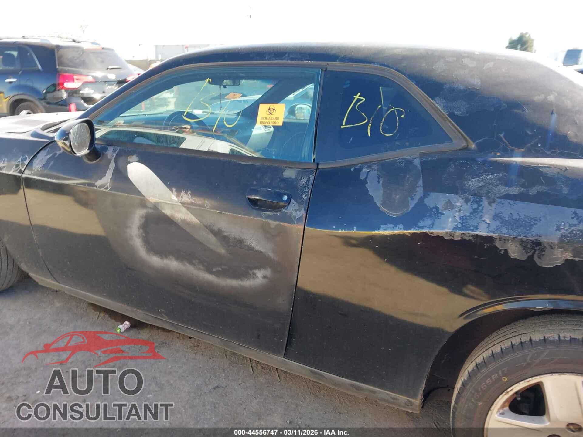 DODGE CHALLENGER 2013 - 2C3CDYAG7DH719103
