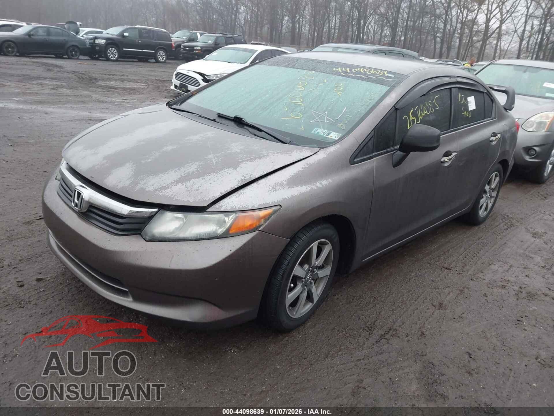 HONDA CIVIC 2012 - 2HGFB2F5XCH532957