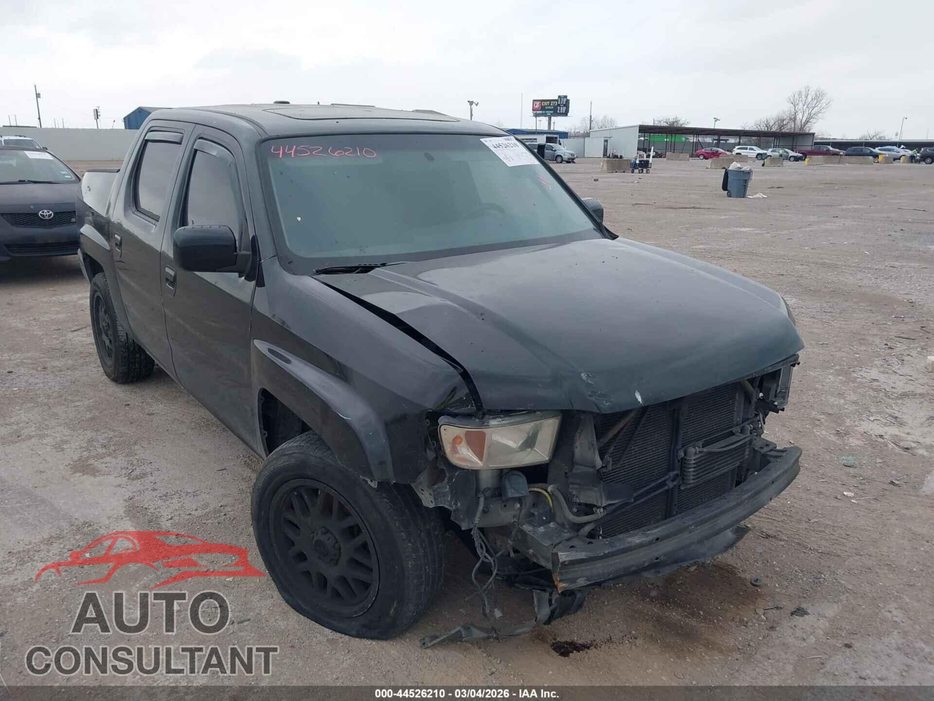 HONDA RIDGELINE 2012 - 5FPYK1F57CB456497