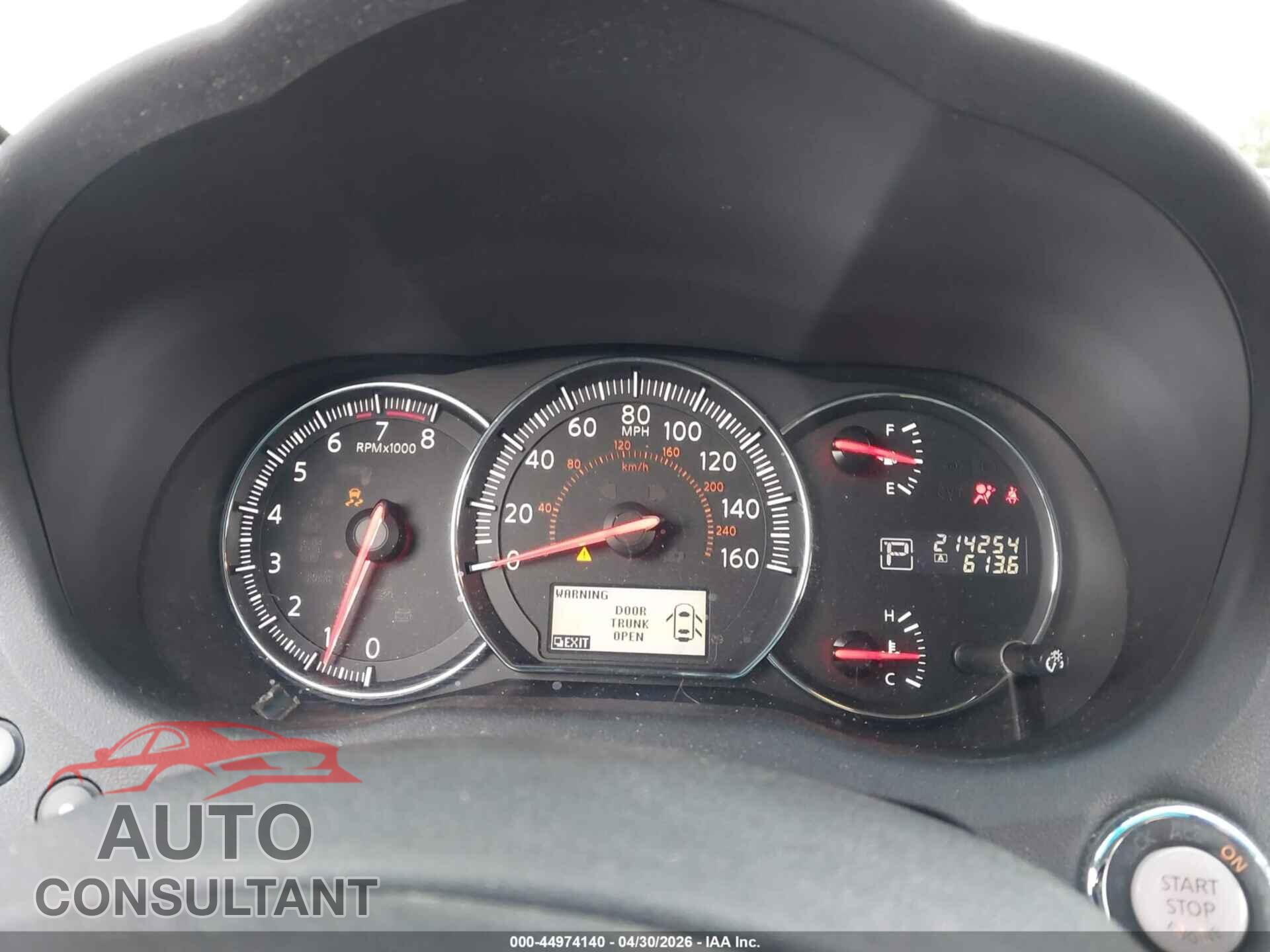 NISSAN MAXIMA 2012 - 1N4AA5AP7CC812754