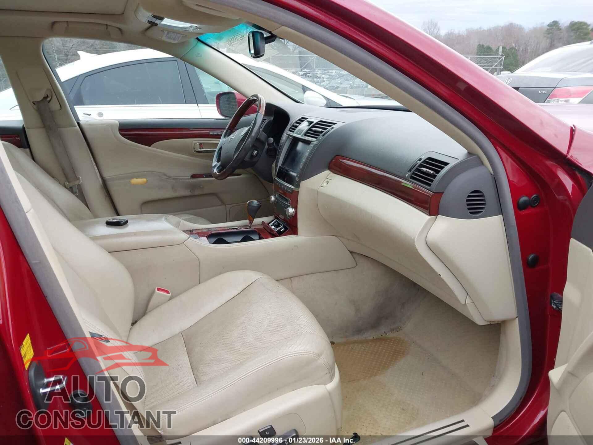 LEXUS LS 460 2012 - JTHBL5EF9C5111663